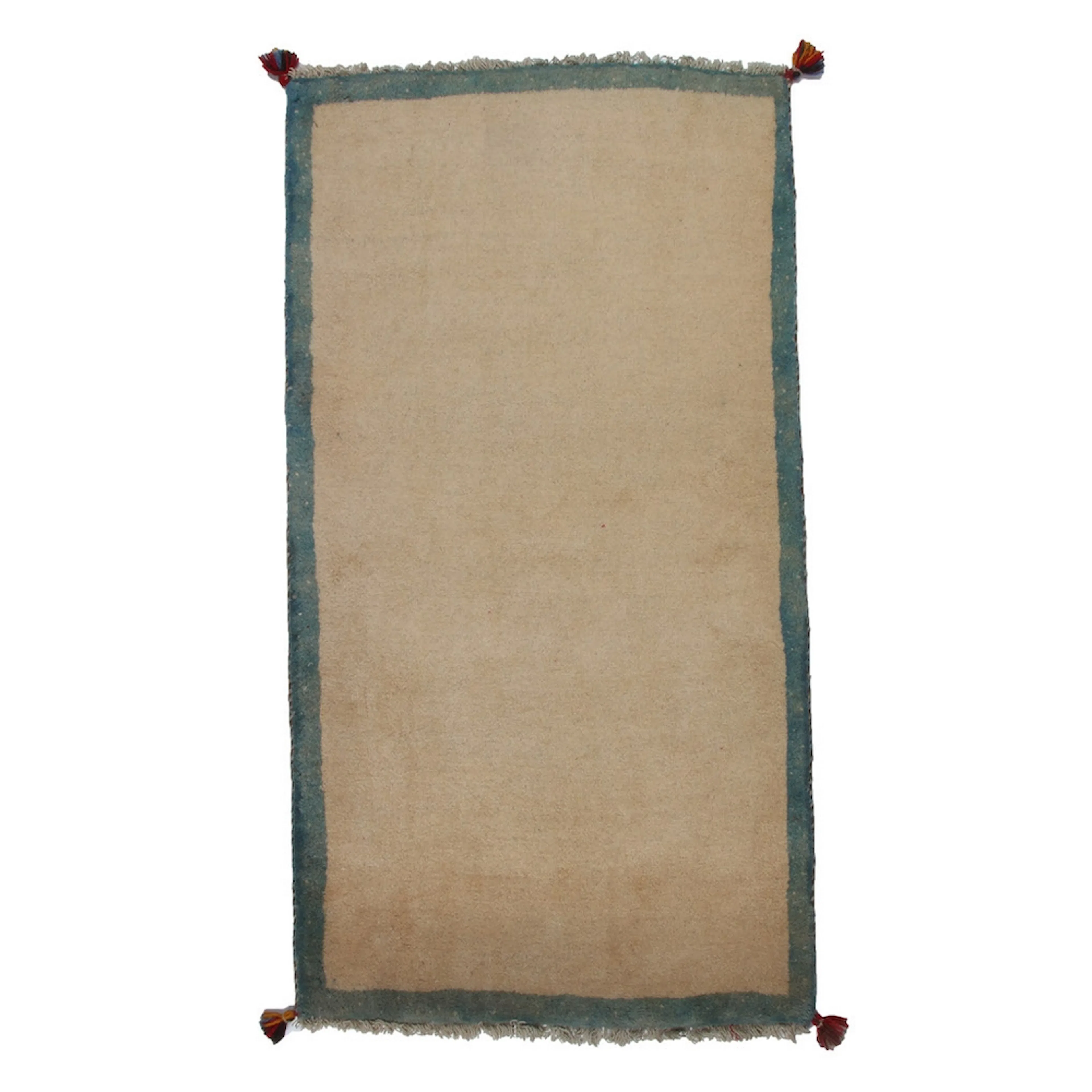 Persisk Matta Arkiio Gabbeh Shiraz Creme/Blå 75x143