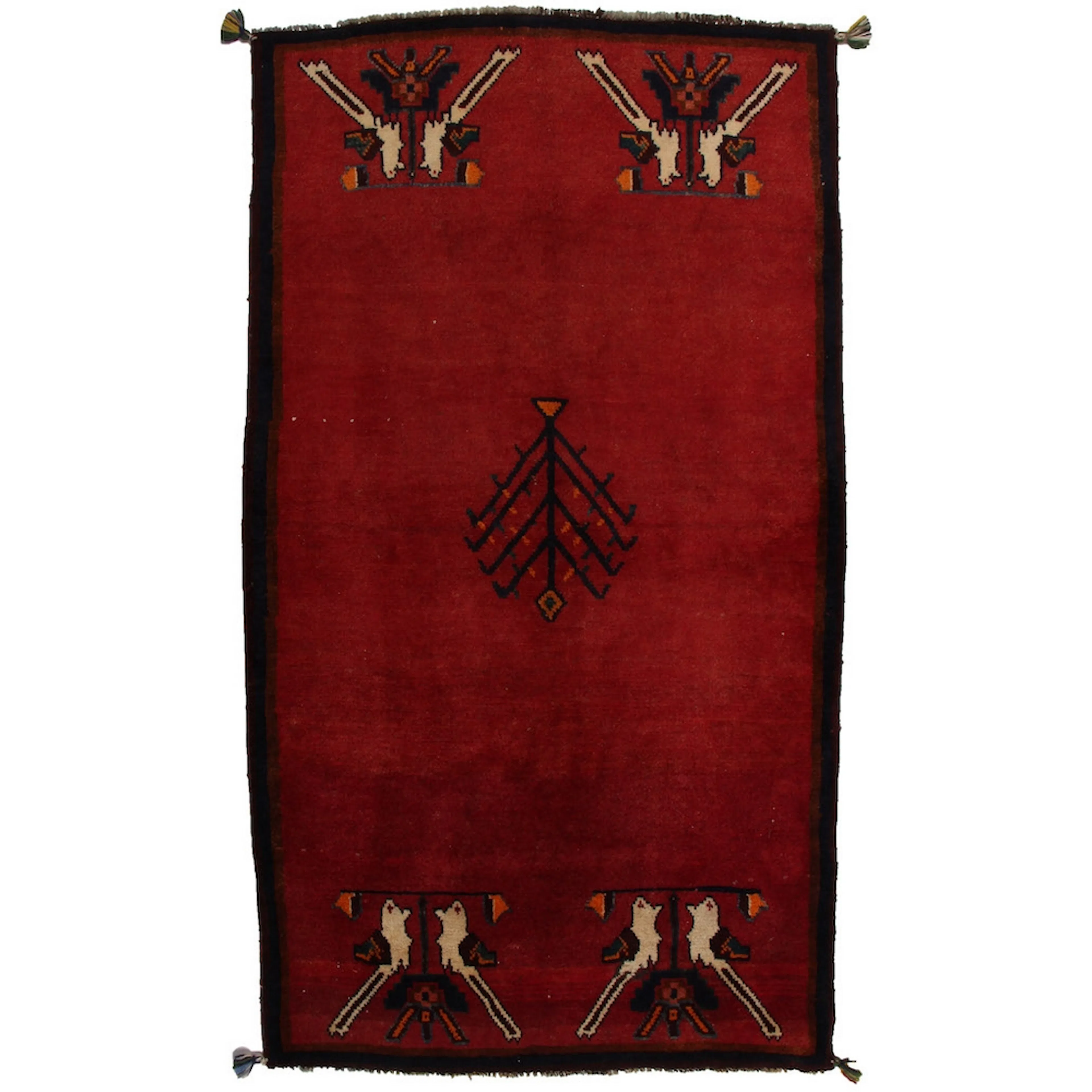 Persisk Matta Arkiio Gabbeh Shiraz Röd 188x106