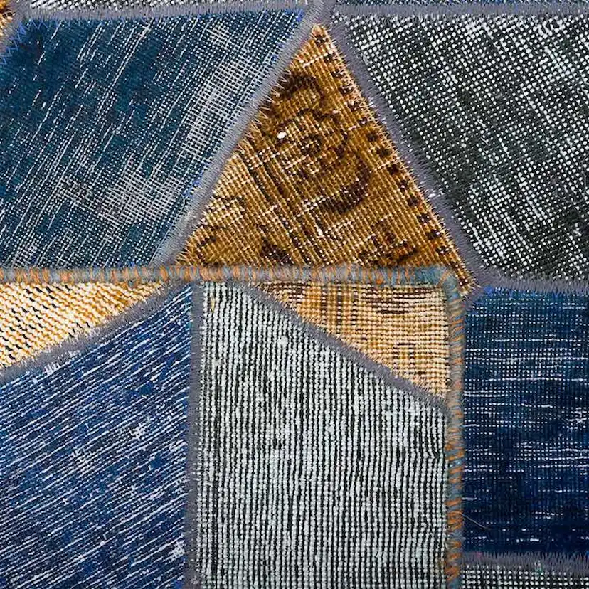 Persisk Patchworkmatta Arkiio Ull/Garn Tabriz 105x122