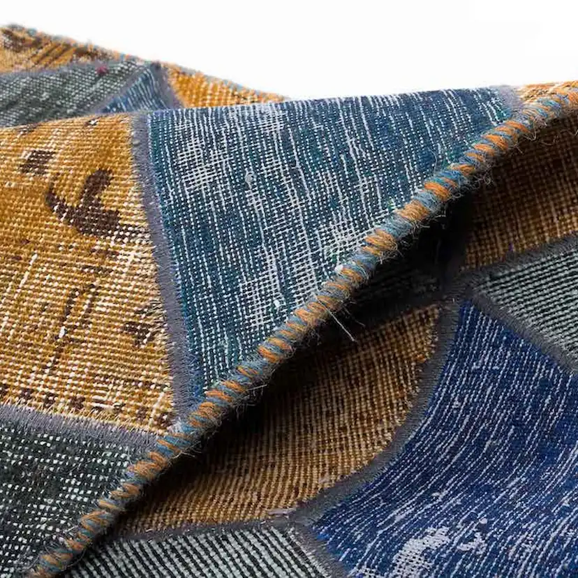 Persisk Patchworkmatta Arkiio Ull/Garn Tabriz 105x122