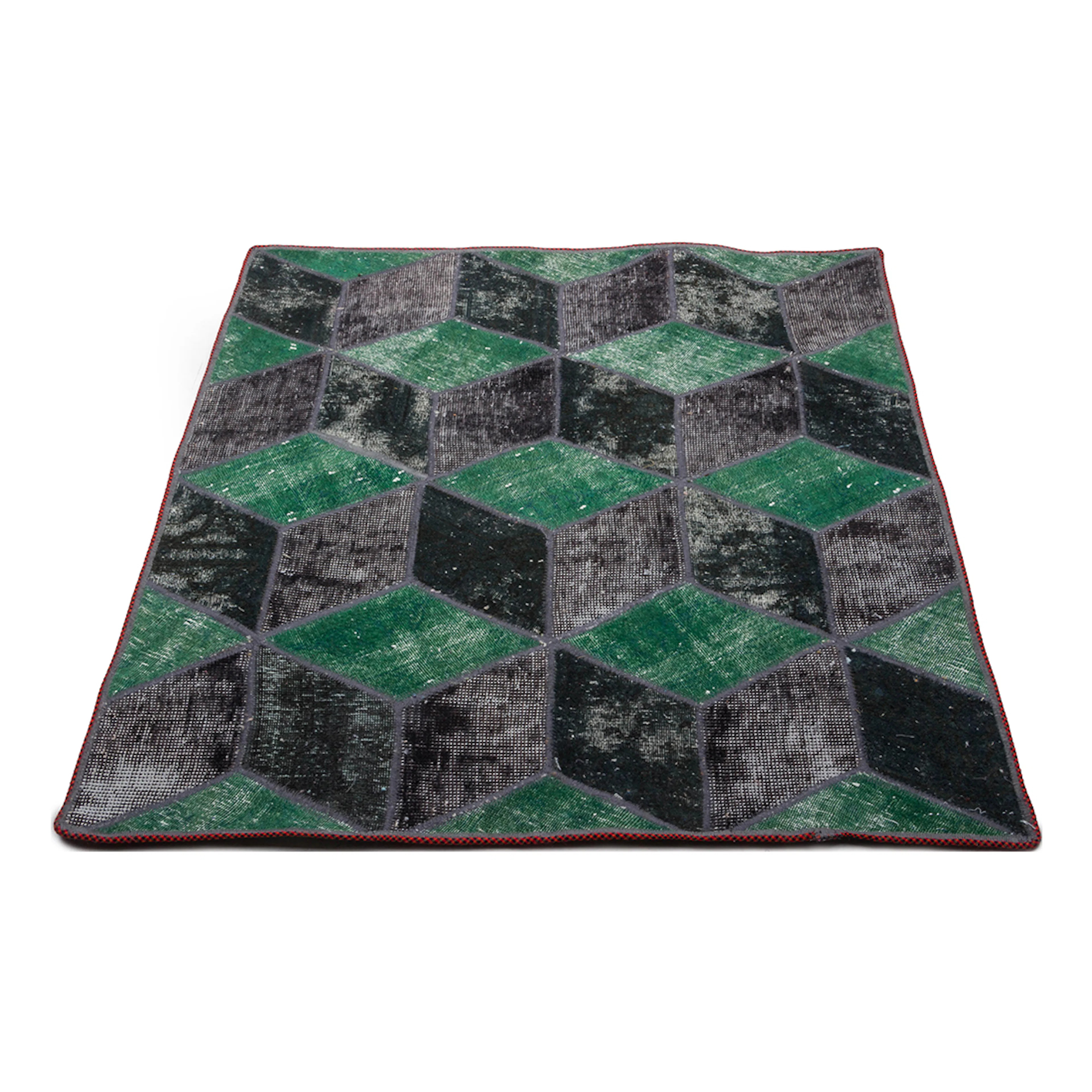 Persisk Patchworkmatta D-sign Handknuten 750650