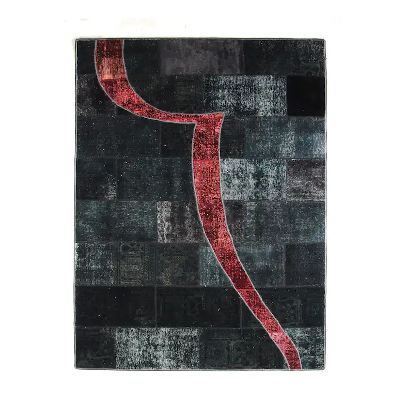 Persisk Patchworkmatta D-sign Handknuten 750777