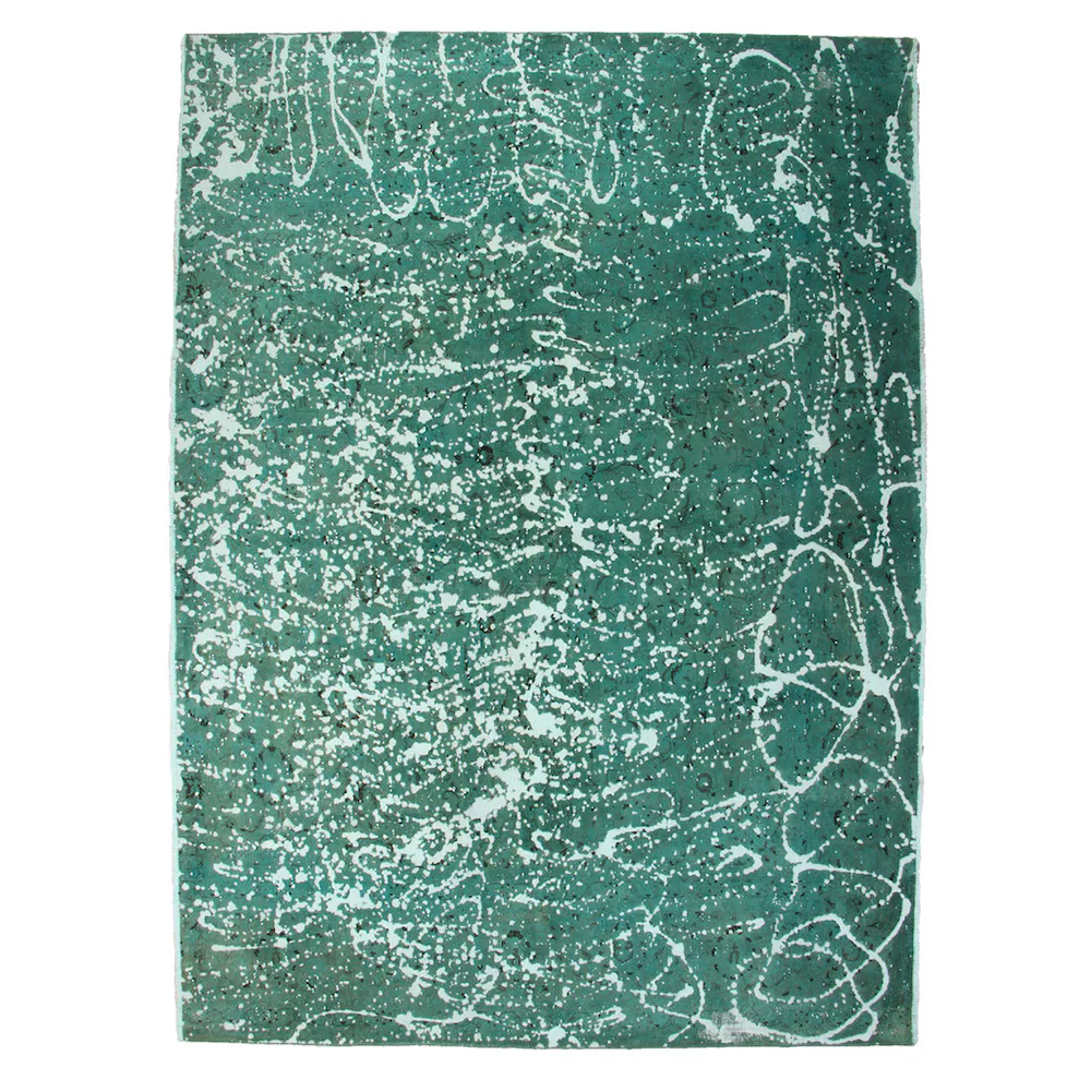 Persisk Vintagematta D-sign Handknuten 750795