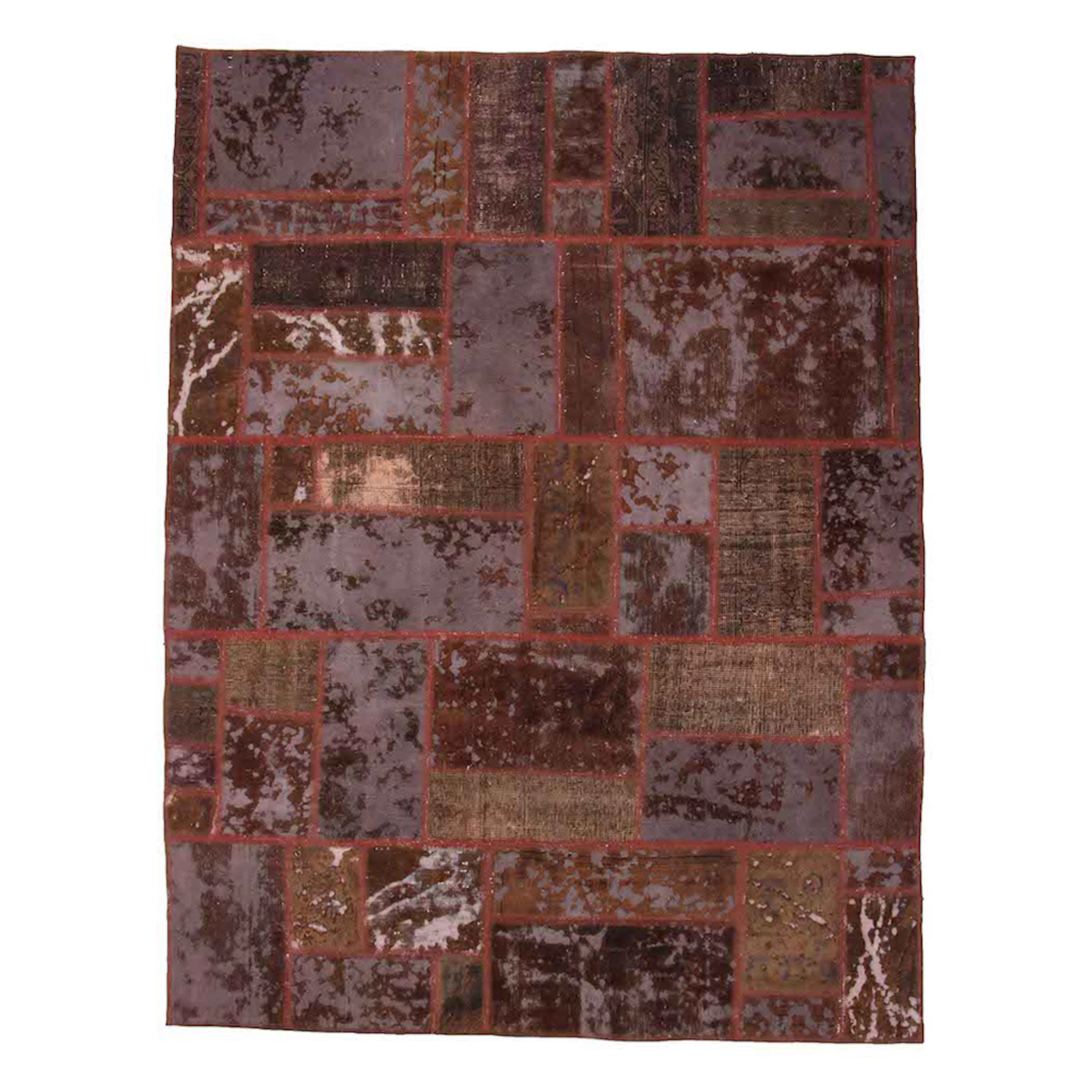 Persisk Patchworkmatta D-sign Handknuten 750847