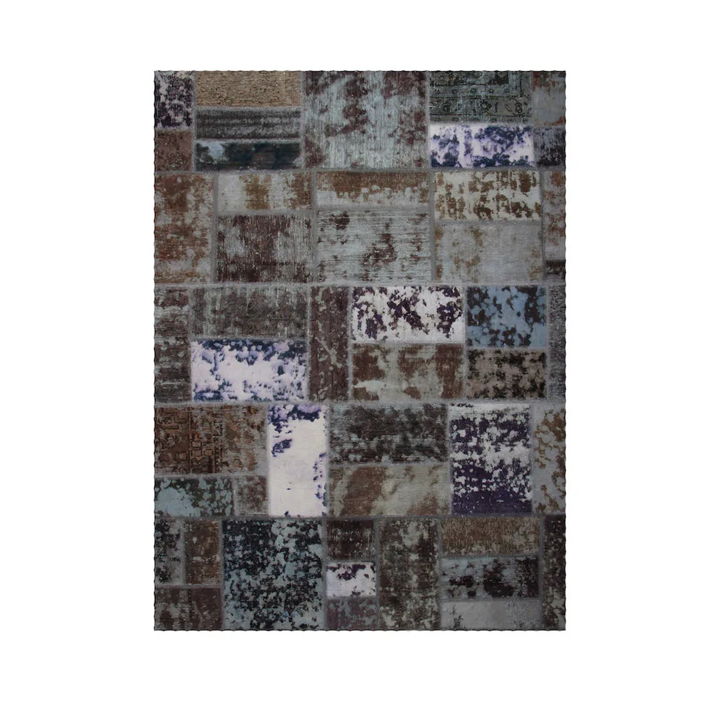 Persisk Patchworkmatta D-sign Handknuten 750906