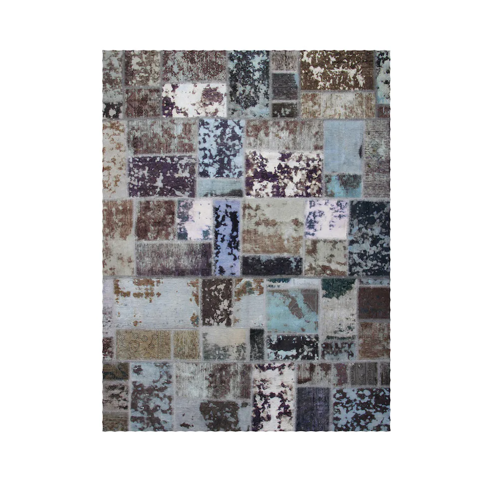 Persisk Patchworkmatta D-sign Handknuten 750910