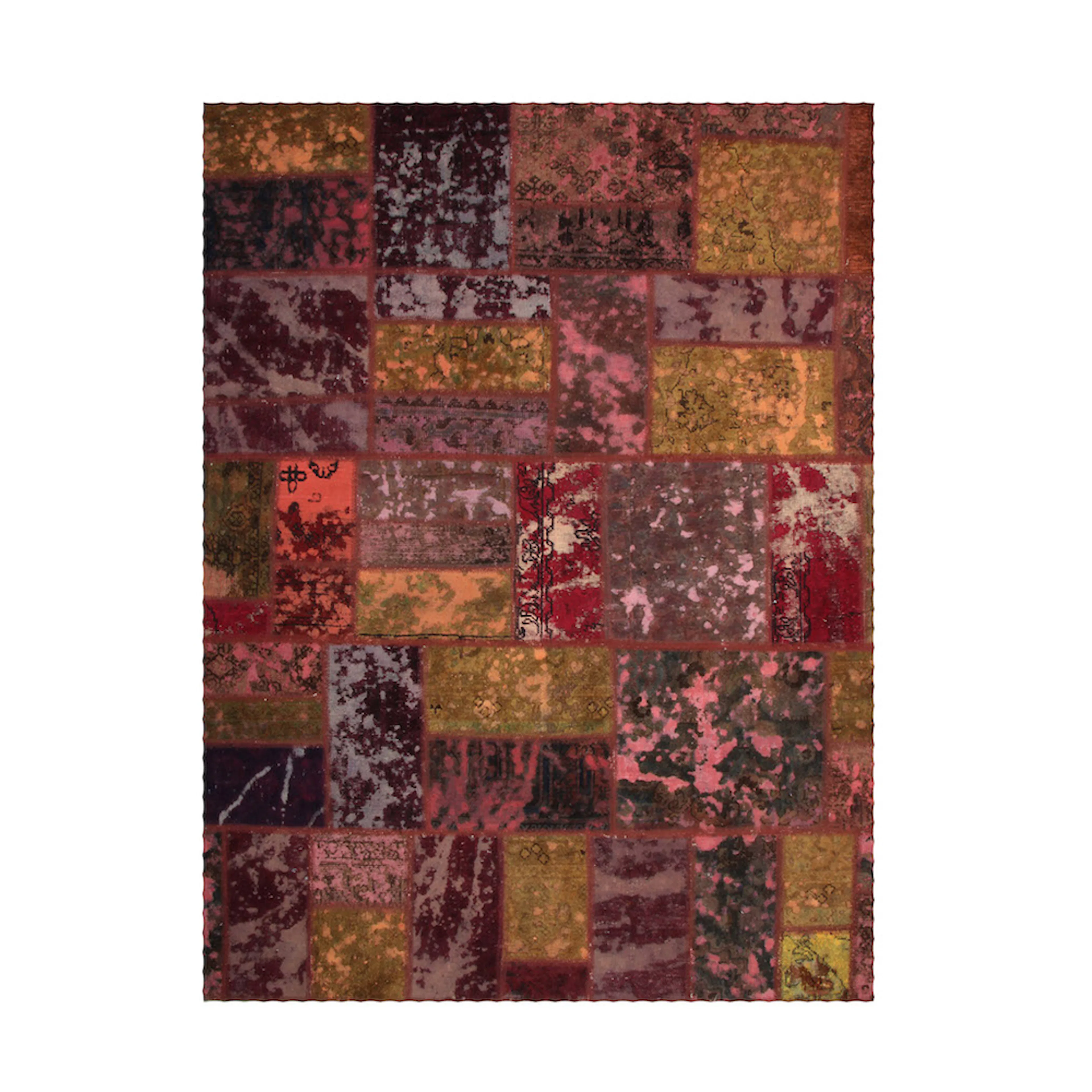 Persisk Patchworkmatta D-sign Handknuten 750917