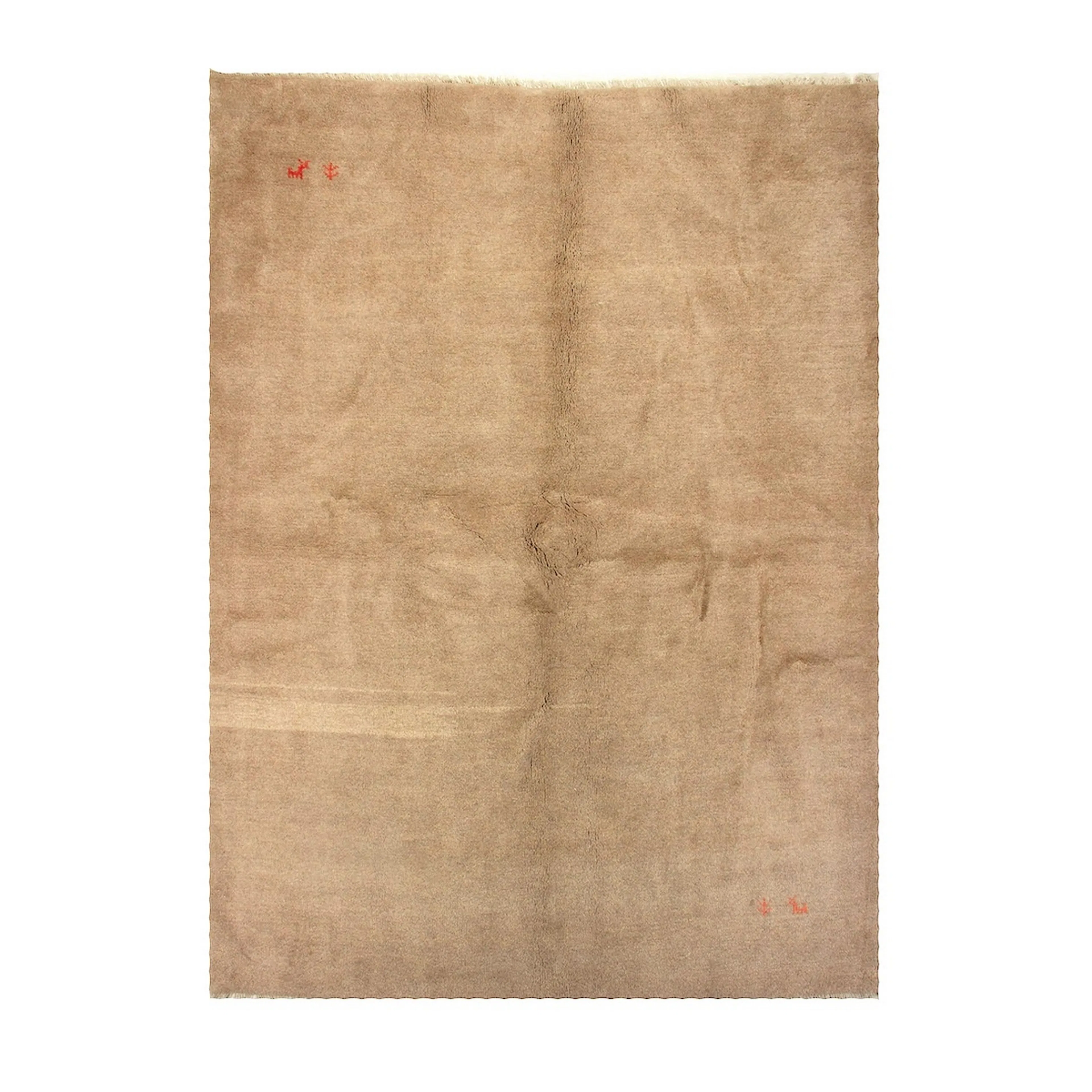 Persisk Matta Arkiio Gabbeh Shiraz Ull Mörkcreme 206x280