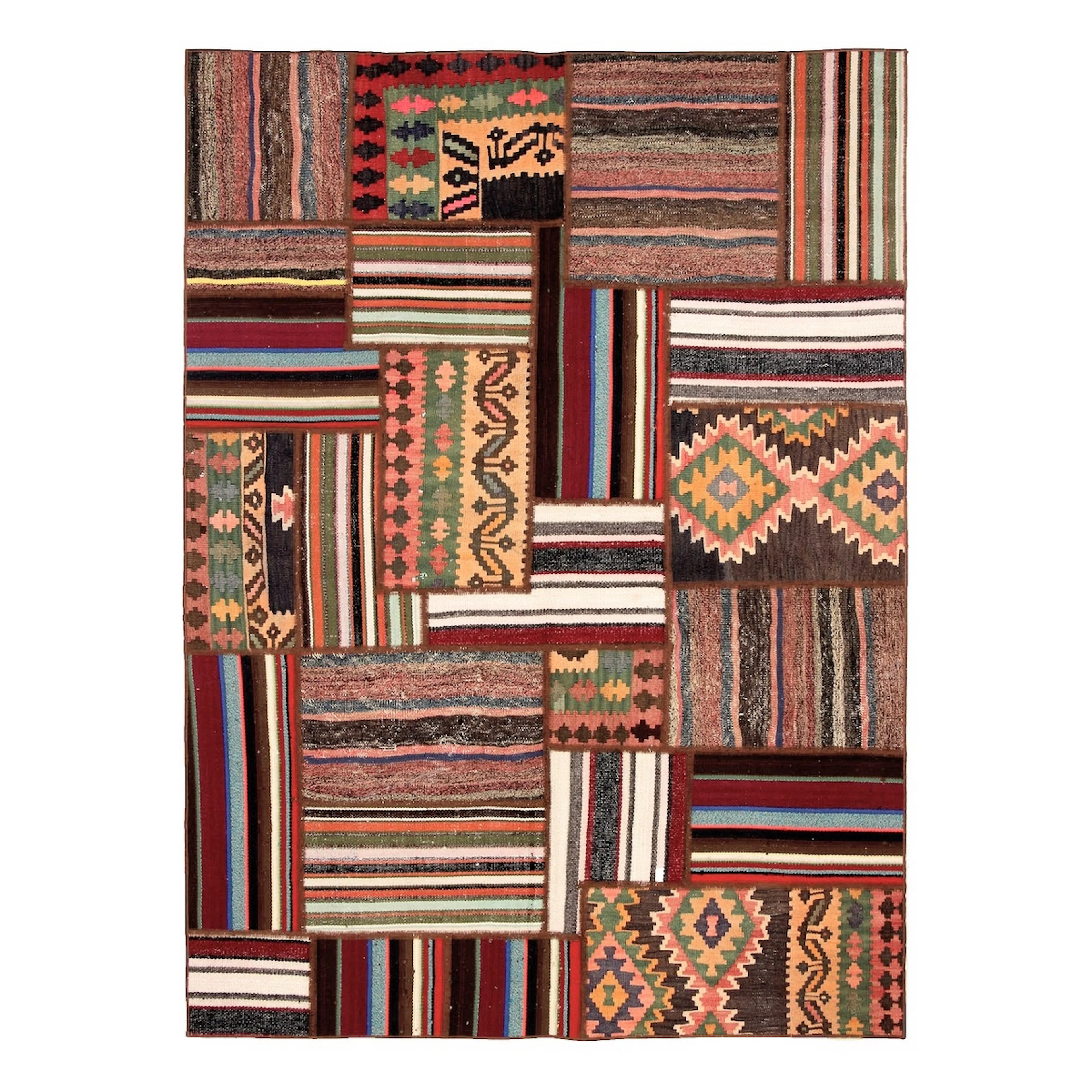 Persisk Patchworkmatta Arkiio Shiraz/Azerbajdzjan 145x201