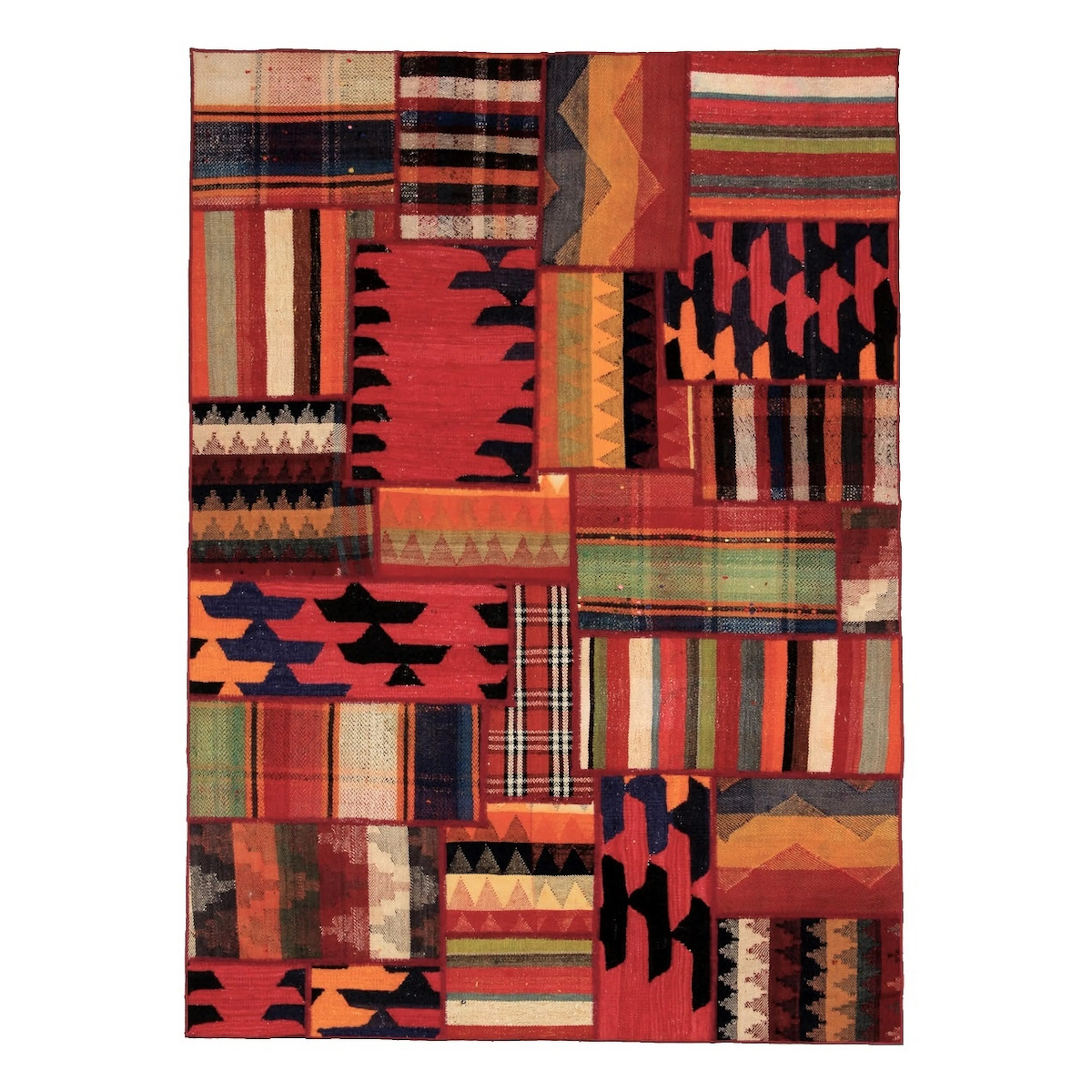 Persisk Patchworkmatta Arkiio Shiraz/Azerbajdzjan 146x203