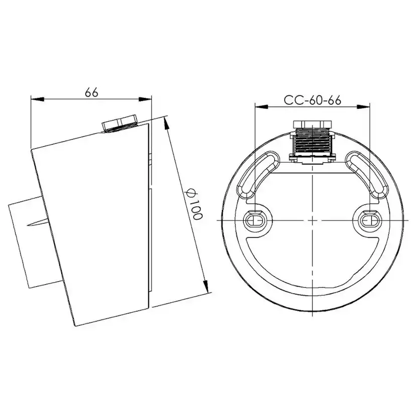 Armatursockel Ifö Electric IP54 Sned E27 75 W