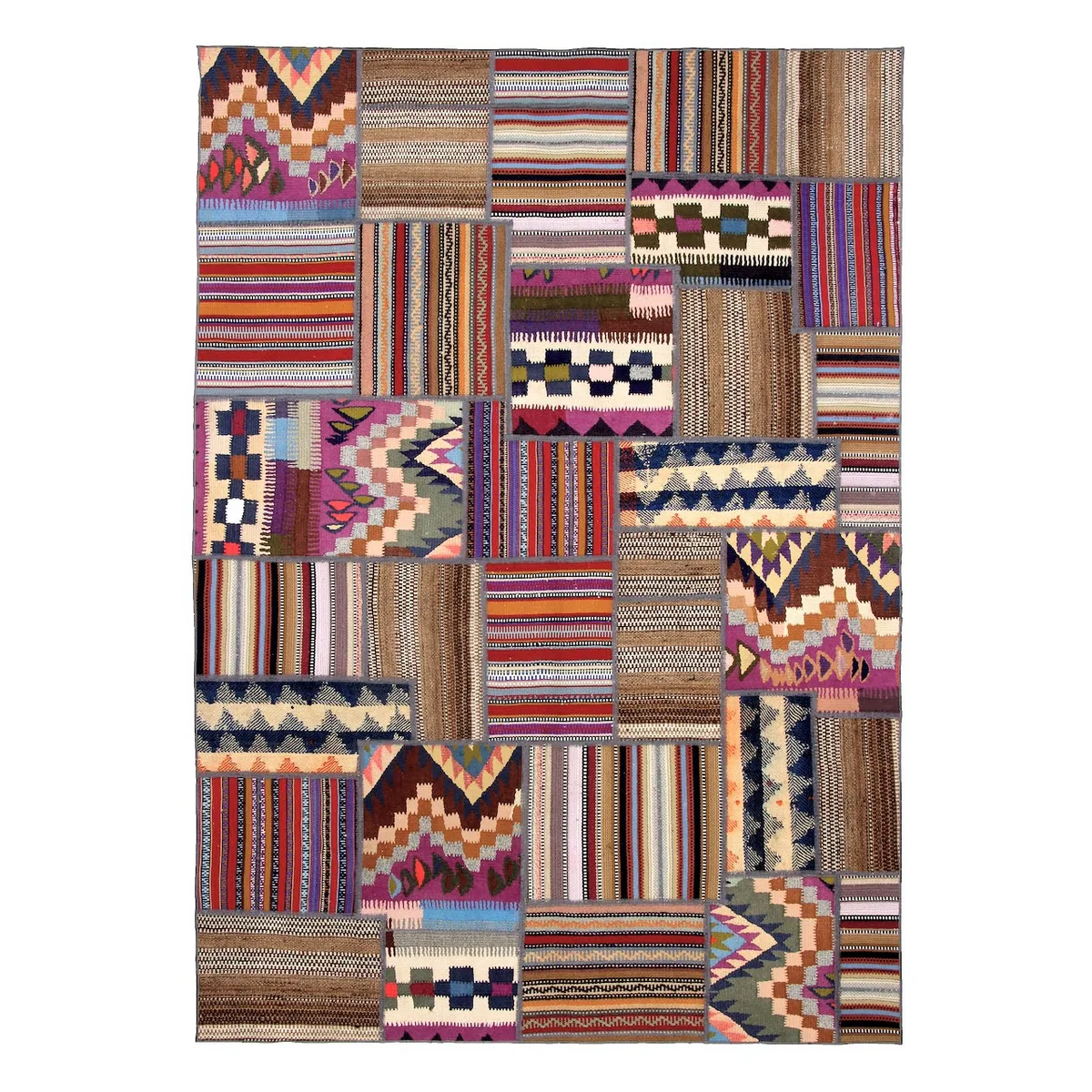 Persisk Patchworkmatta Arkiio Shiraz/Azerbajdzjan 162x230