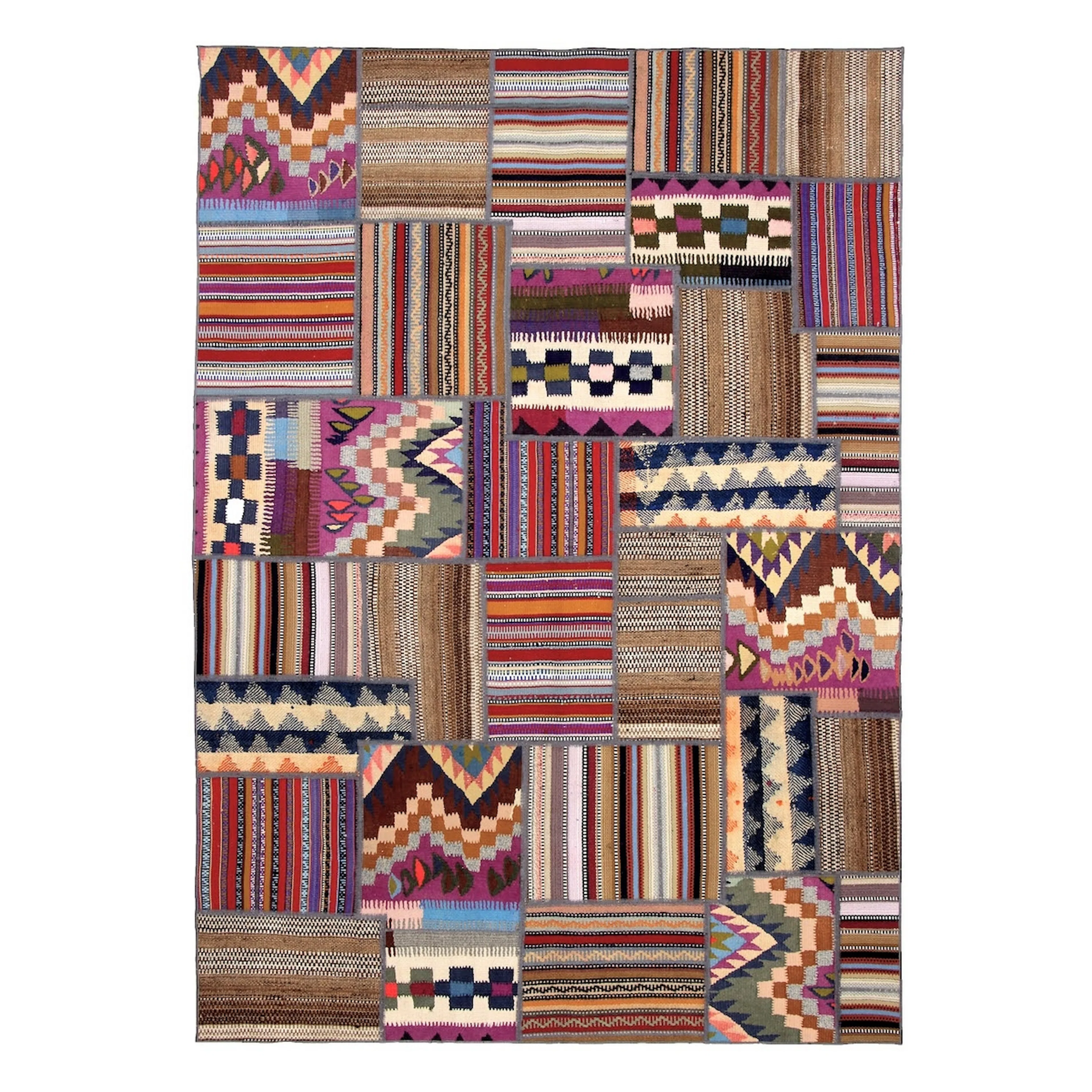 Persisk Patchworkmatta Arkiio Shiraz/Azerbajdzjan 162x230