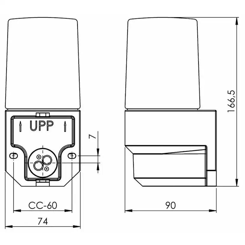 Vägglampa Ifö Electric Lampett 40W IP55