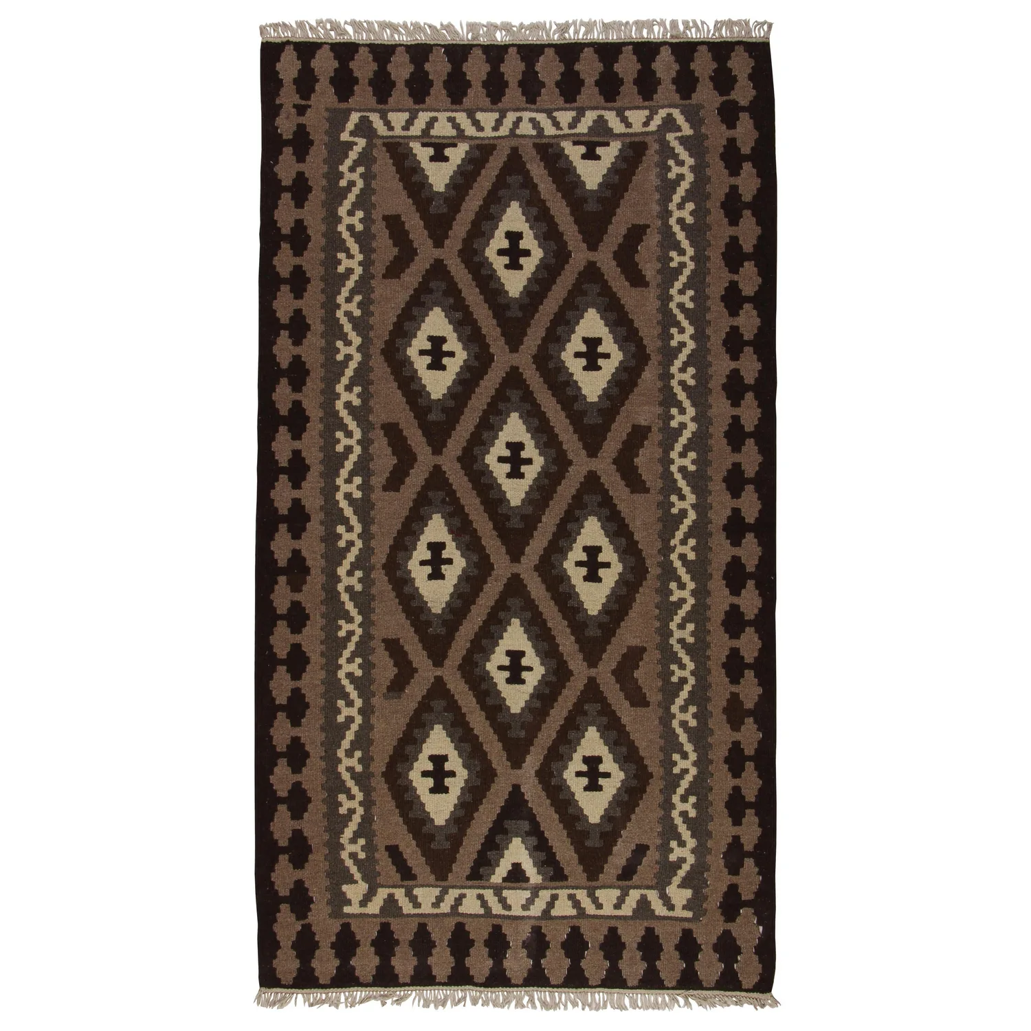 Persisk Matta Arkiio Anbaran Kelim 104x191