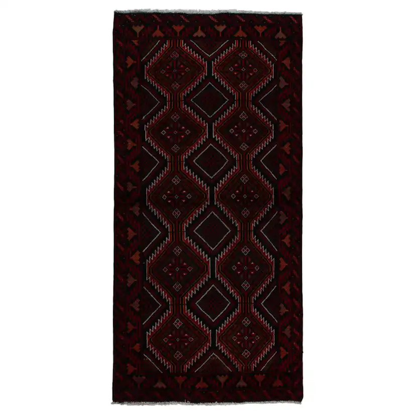 Persisk Matta Arkiio Beluch Röd 97x207