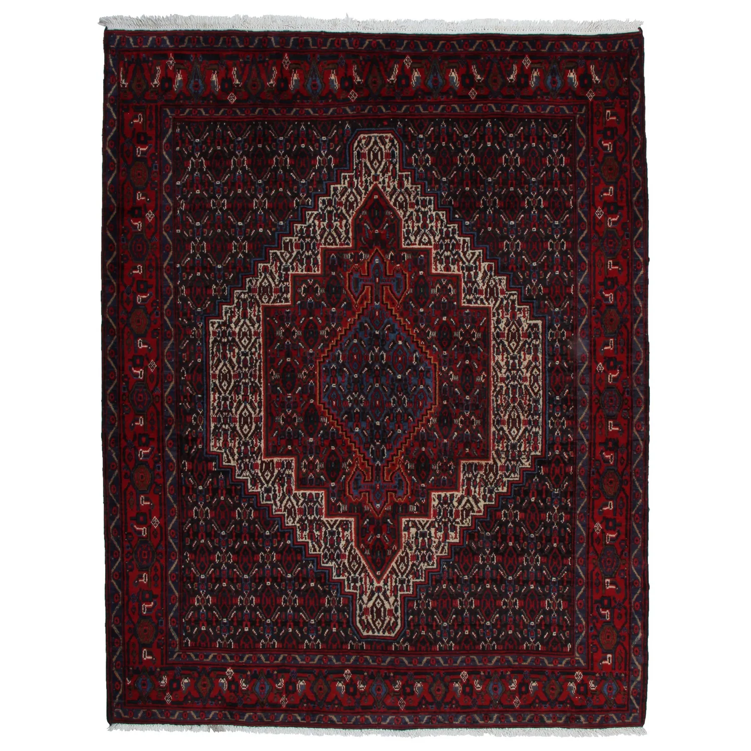 Handvävd Matta Arkiio Persisk Enkelvävd Senneh 124x156