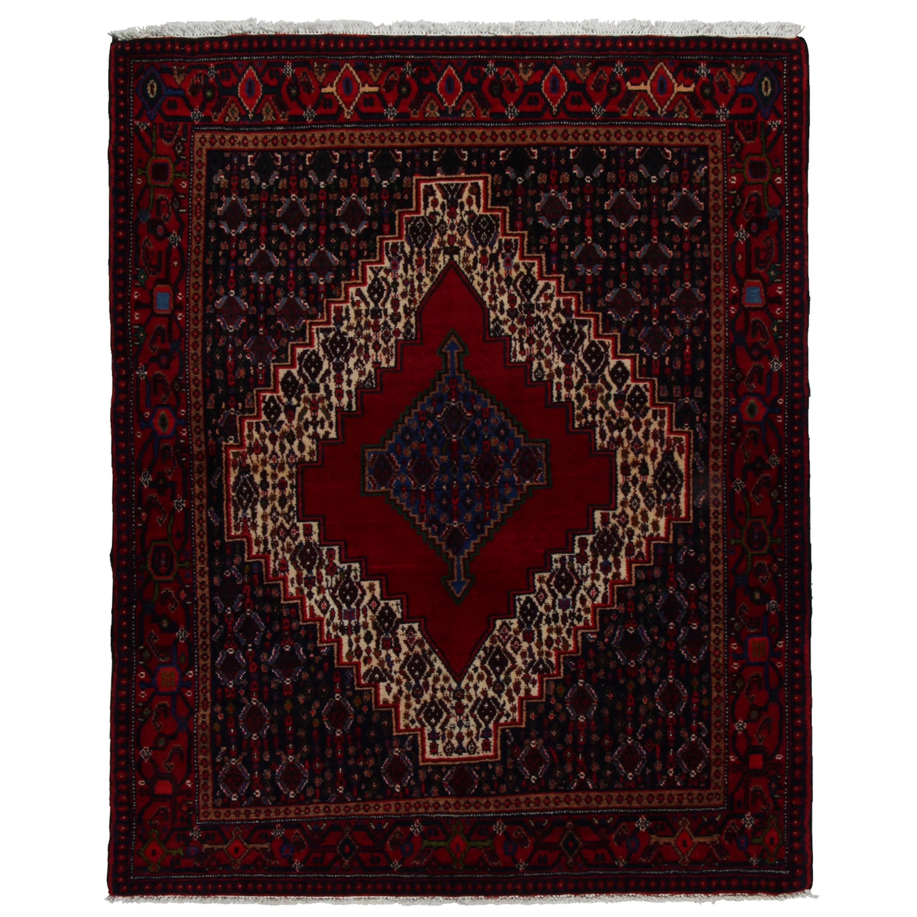 Handvävd Matta Arkiio Persisk Enkelvävd Senneh 128x159