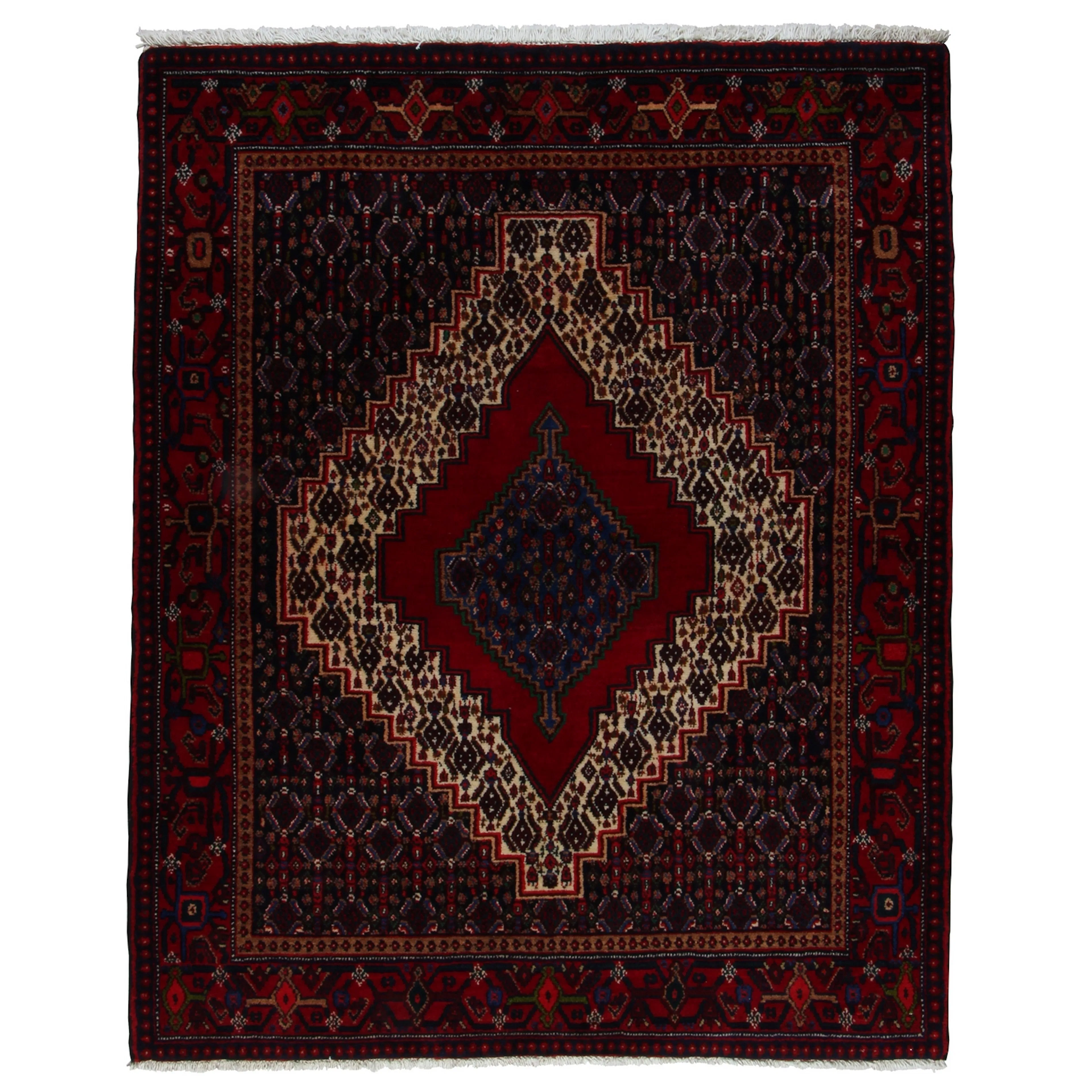 Handvävd Matta Arkiio Persisk Enkelvävd Senneh 127x159