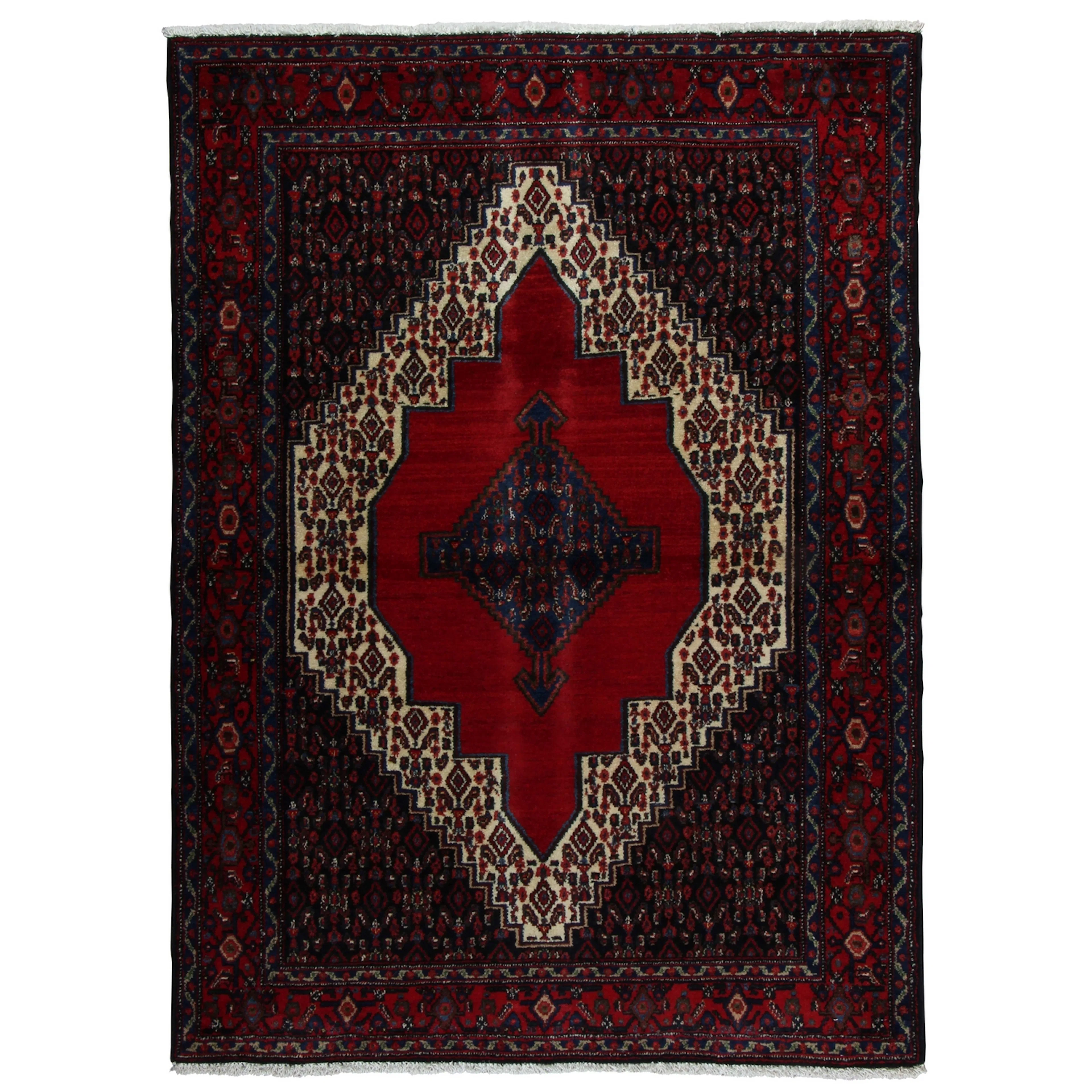 Handvävd Matta Arkiio Persisk Enkelvävd Senneh 118x162