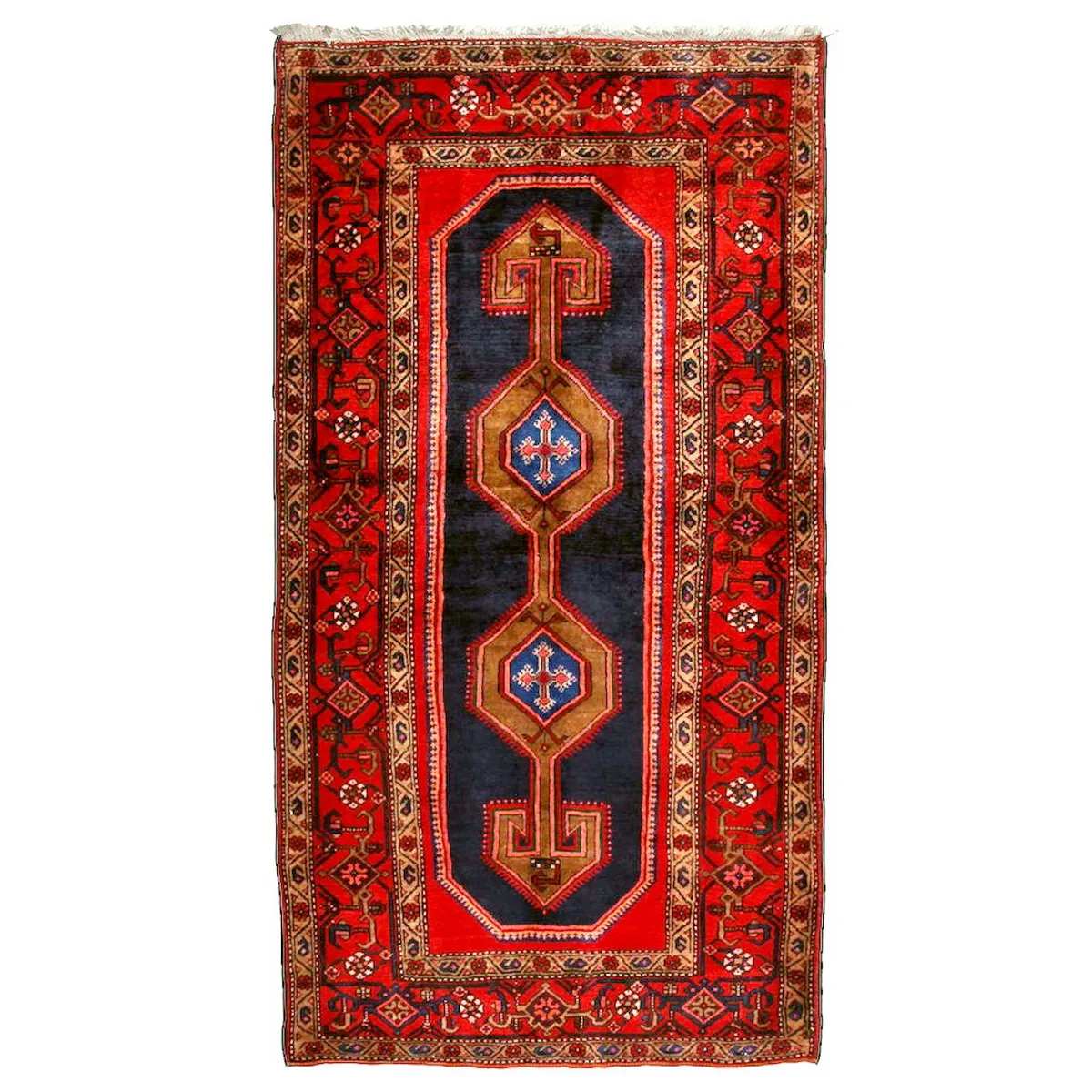 Handvävd Matta Arkiio Persisk Lorestan Qoltoq 130x255