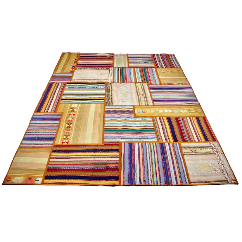 Persisk Patchworkmatta Arkiio Flerfärgad 162x233