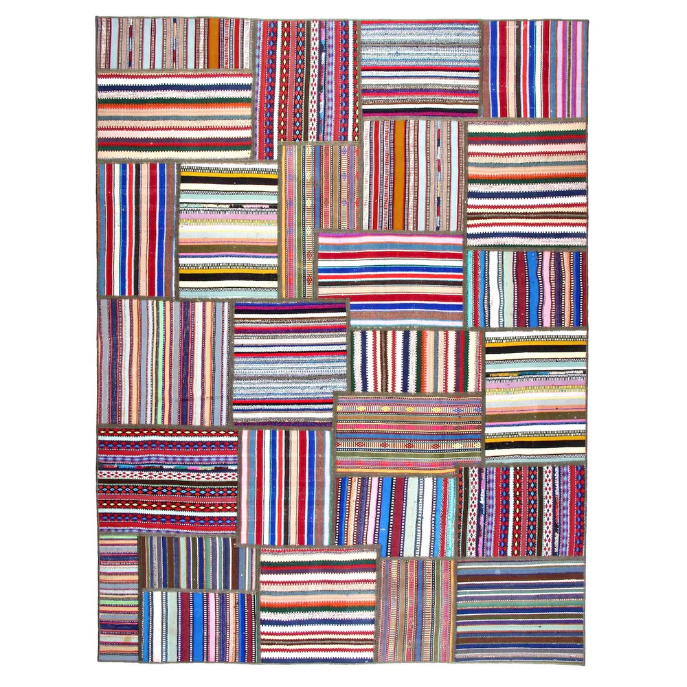 Persisk Patchworkmatta Arkiio Flerfärgad 184x230