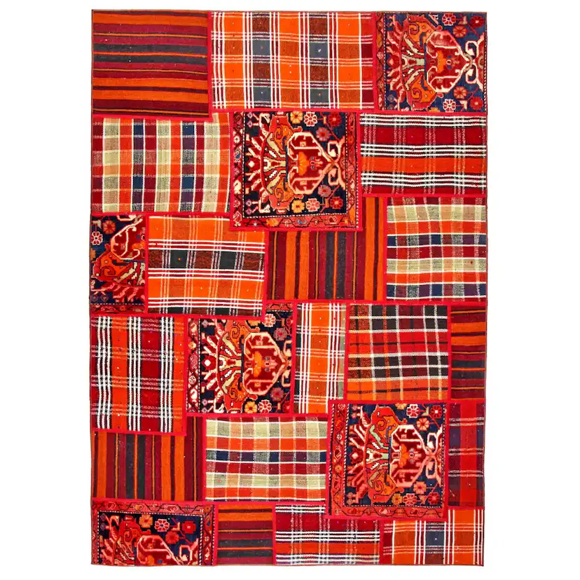 Persisk Patchworkmatta Arkiio Flerfärgad 165x234