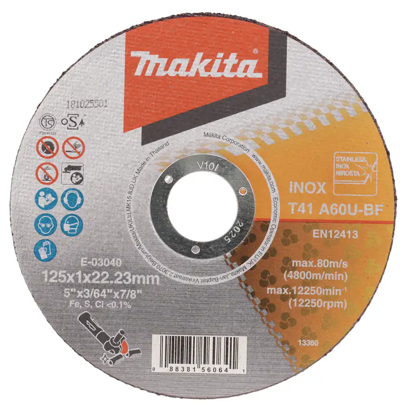 Kapskiva Makita E-03040 125x1,0x22,23 mm