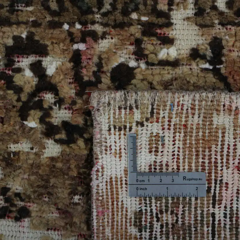 Persisk Matta Arkiio Creme/Brun Vintage 91x124