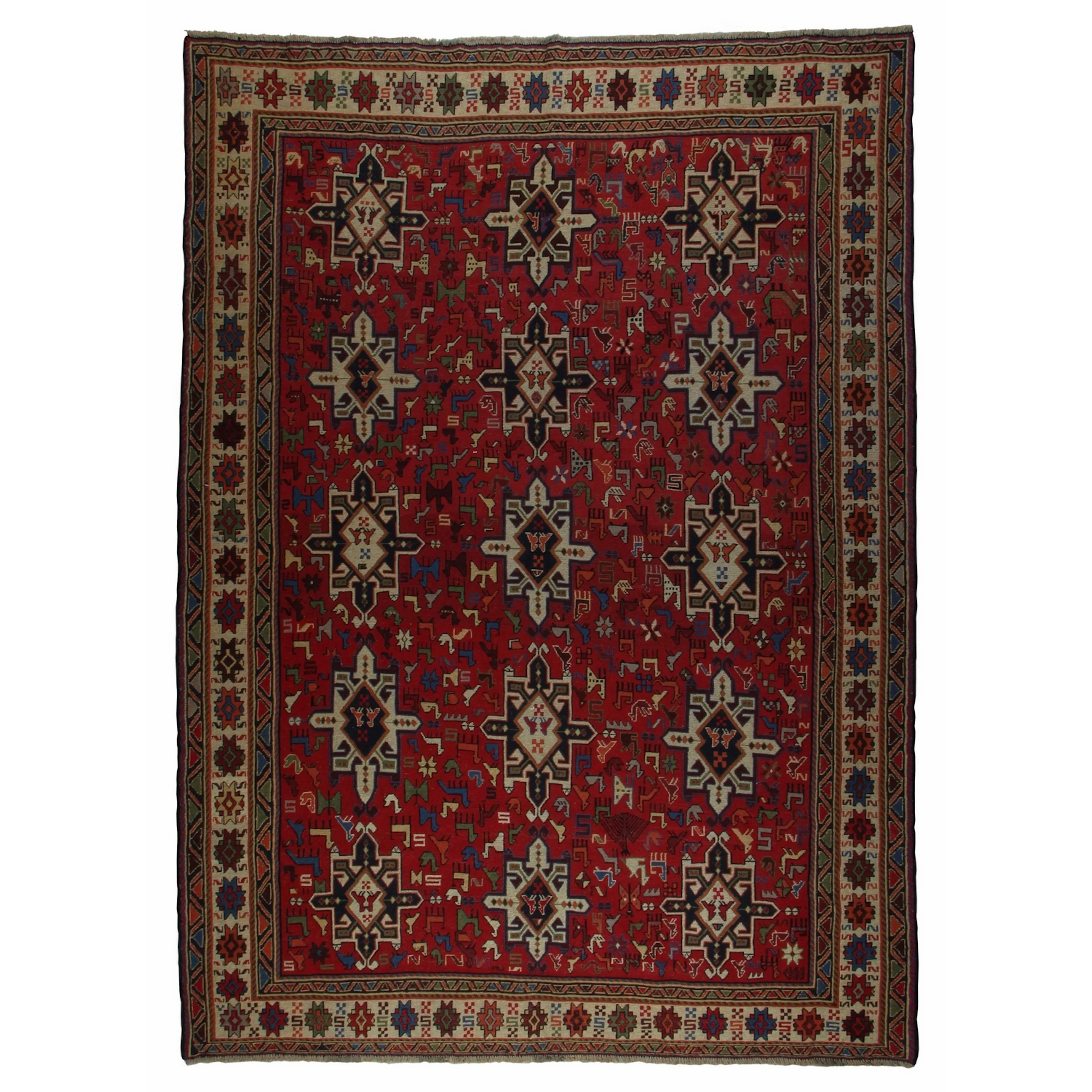 Persisk Matta Arkiio Varni Azerbajdzjan Kelim 211x292