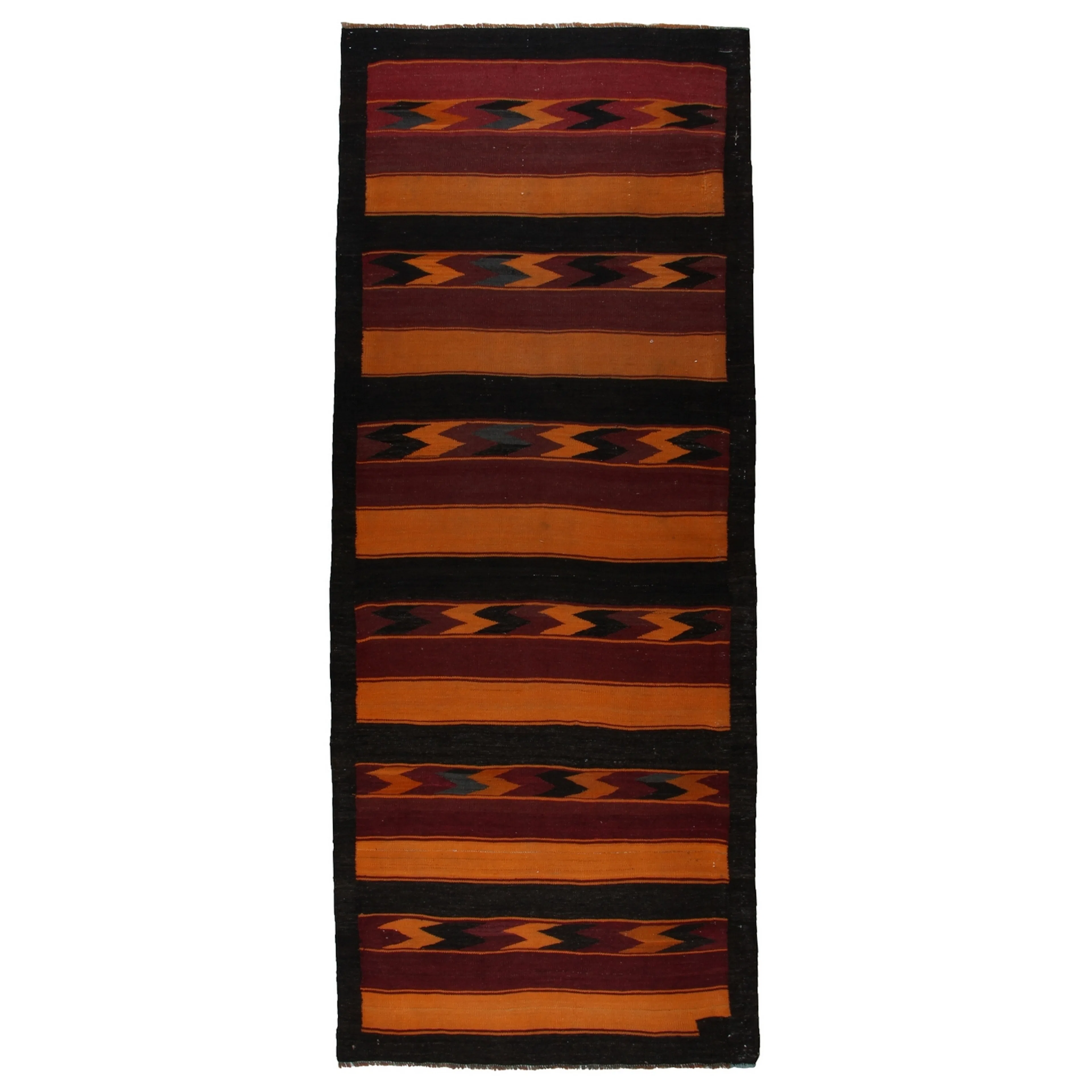 Handvävd Matta Arkiio Afghan Kelim Flerfärgad 130x334