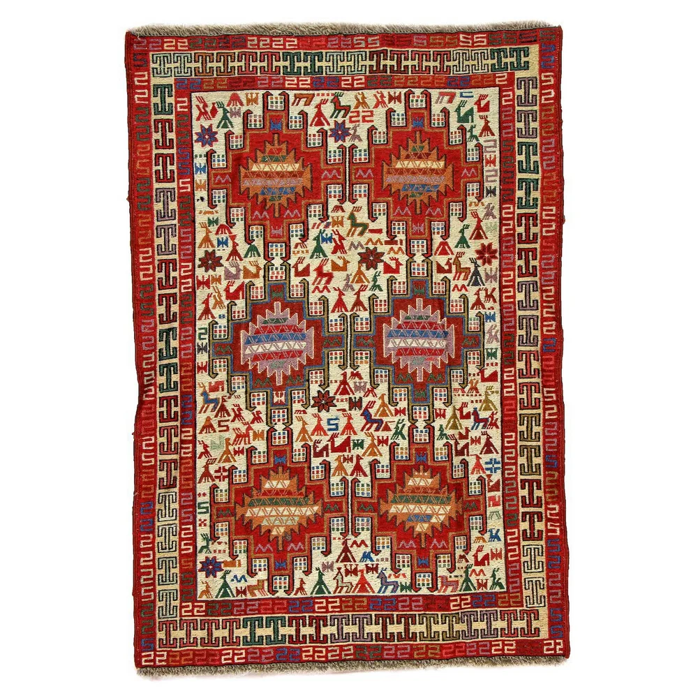 Persisk Matta Arkiio Varni Ardebil Kelim 101x146