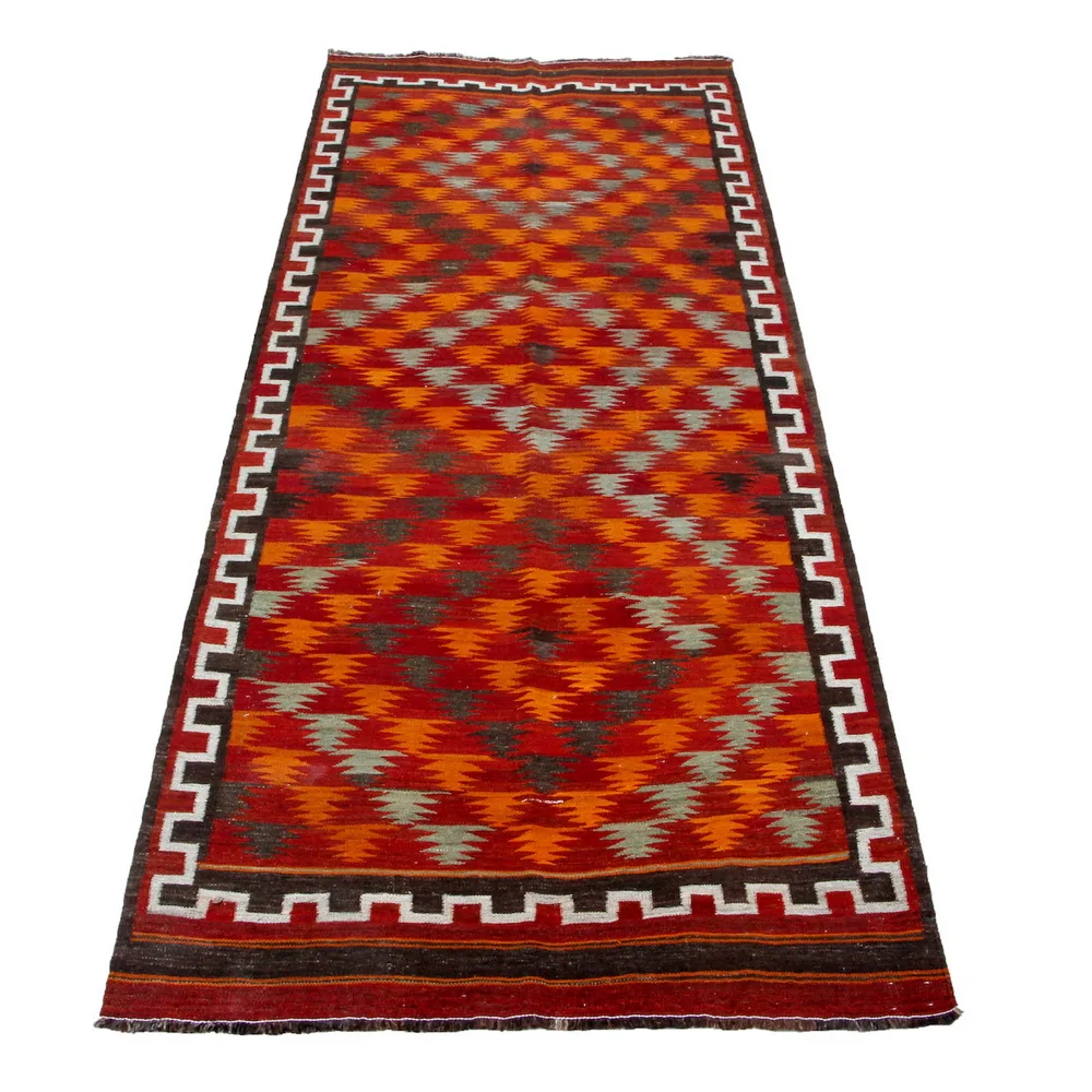 Persisk Matta Arkiio Kelim Flerfärgad 145x360