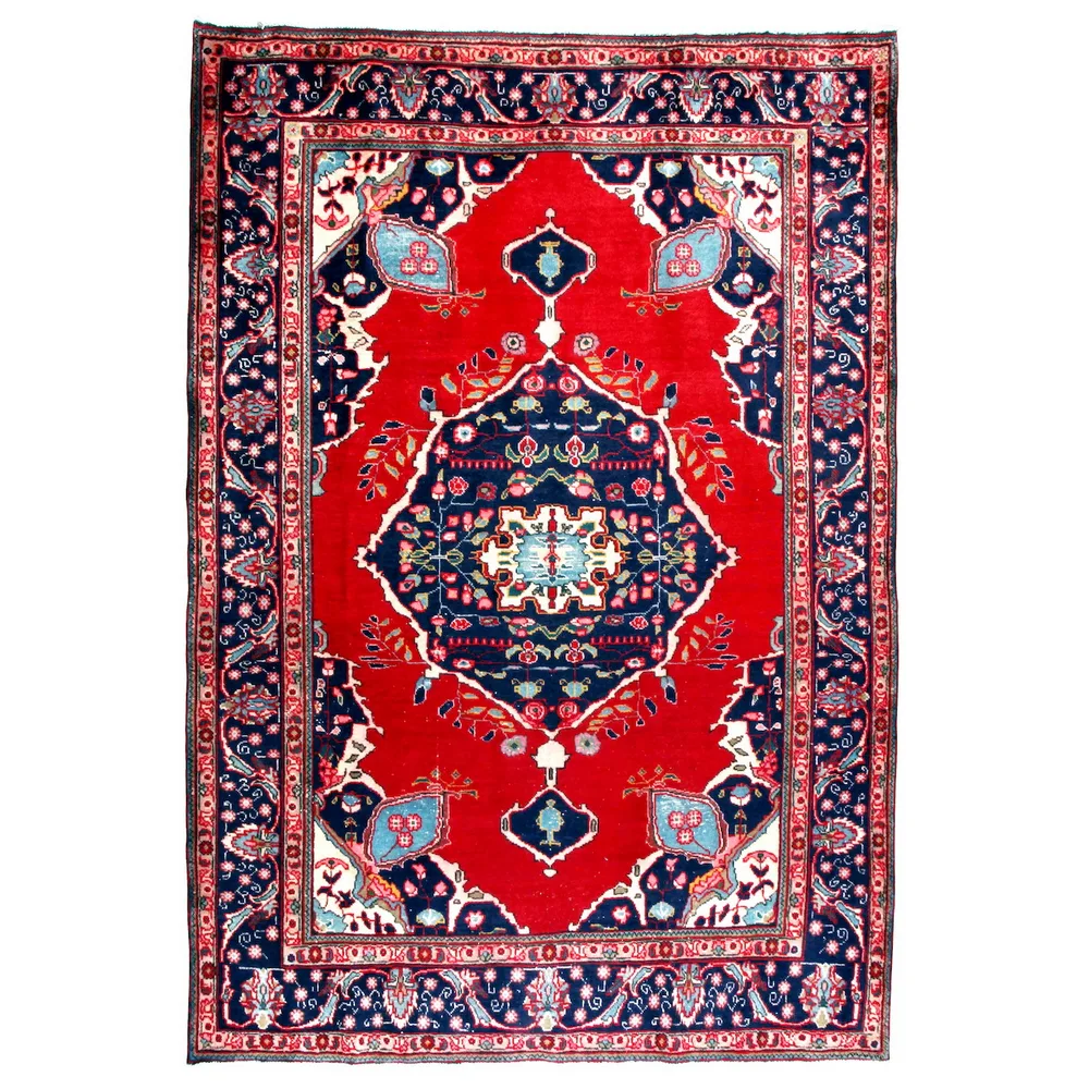 Persisk Matta Arkiio Tabriz Vintage Original 195x285