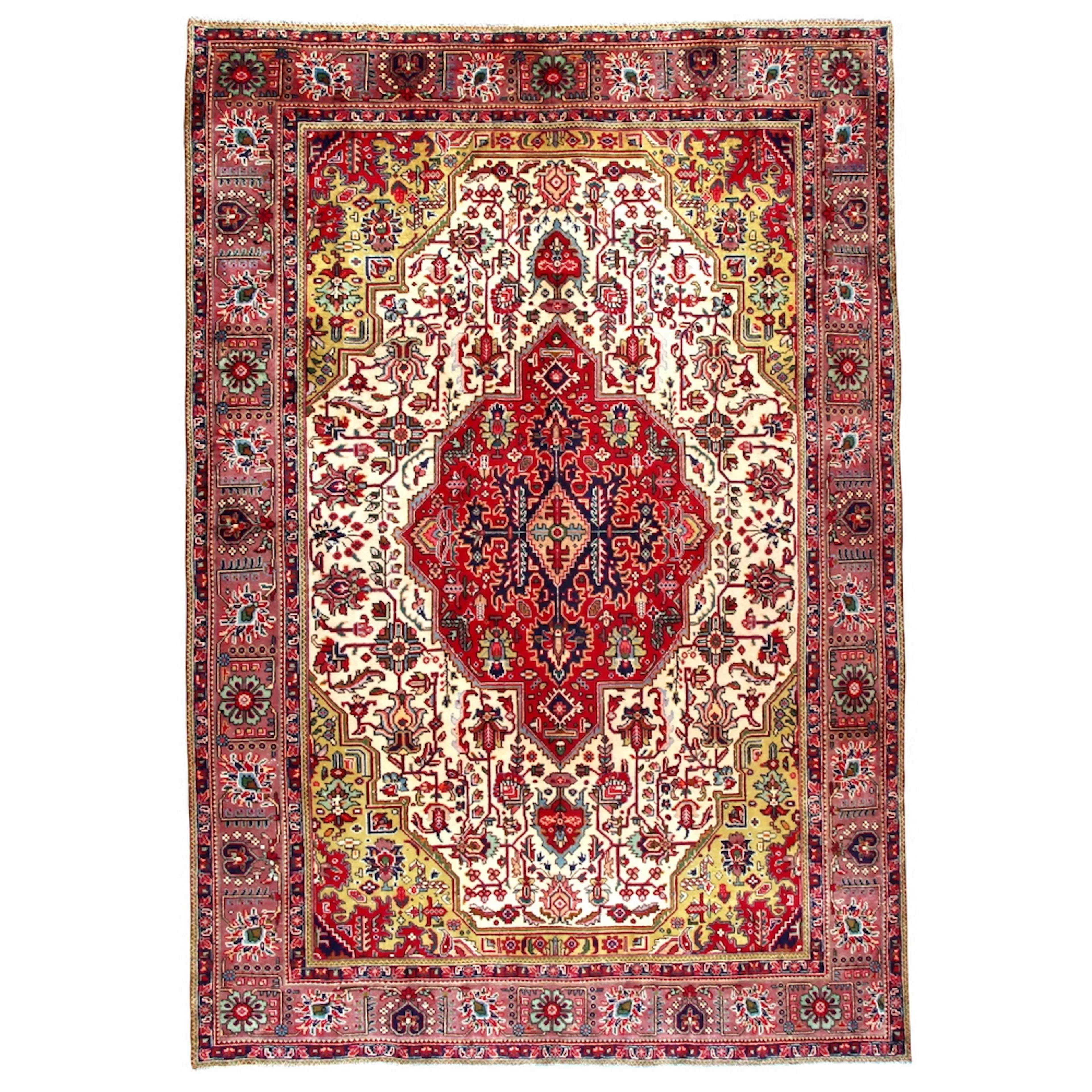 Persisk Matta Arkiio Tabriz Patina 199x288
