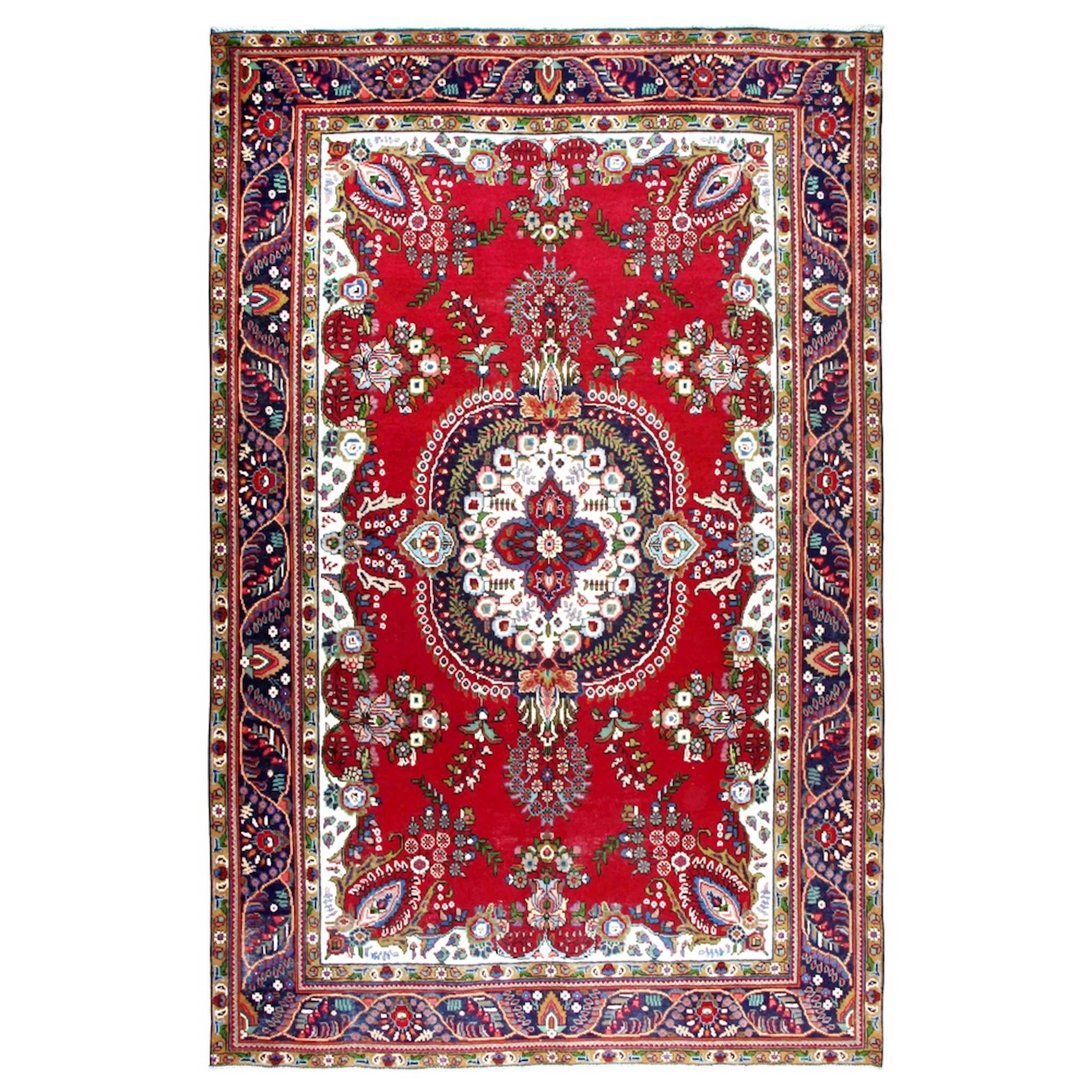 Persisk Matta Arkiio Tabriz Patina 190x303