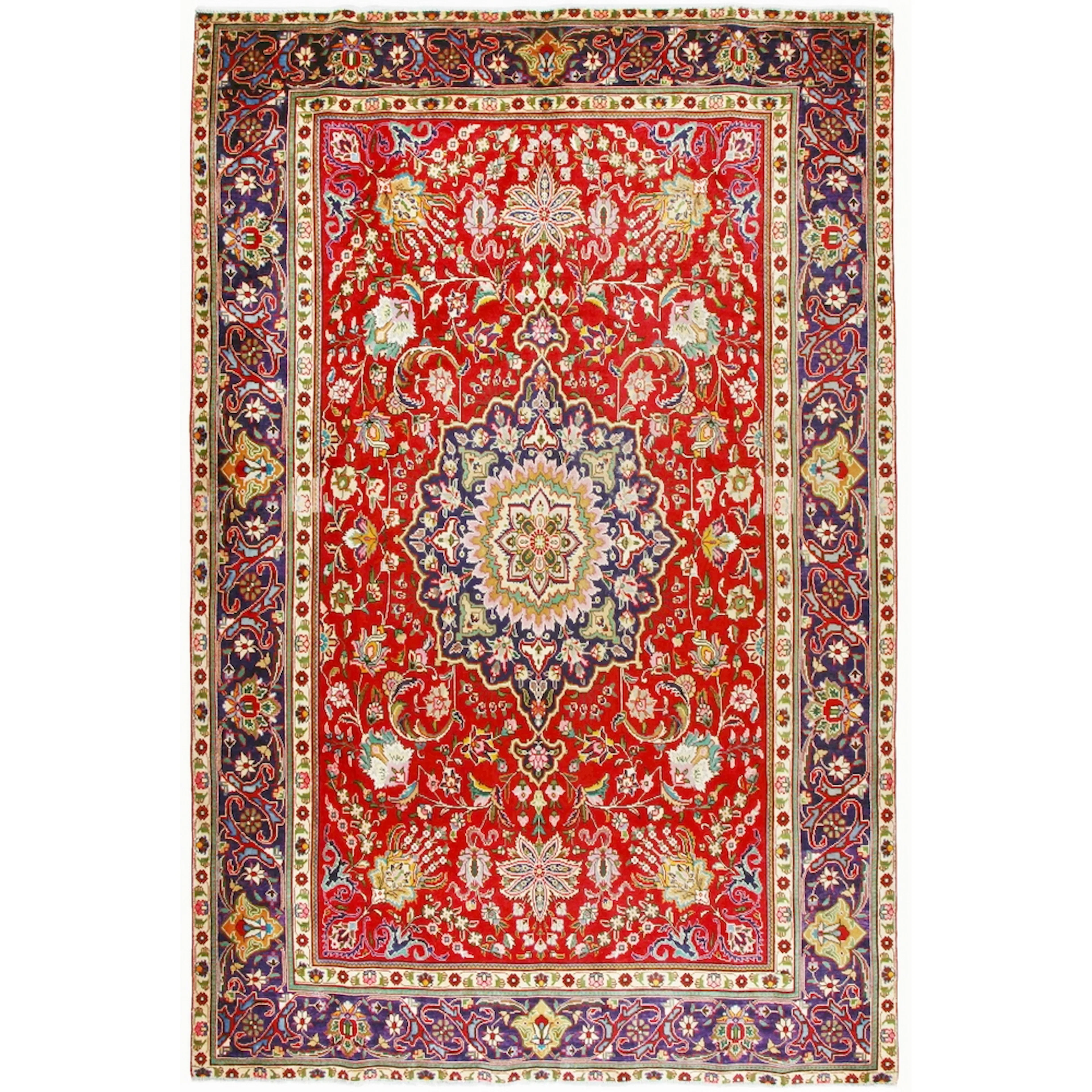 Persisk Matta Arkiio Tabriz Patina 235x350