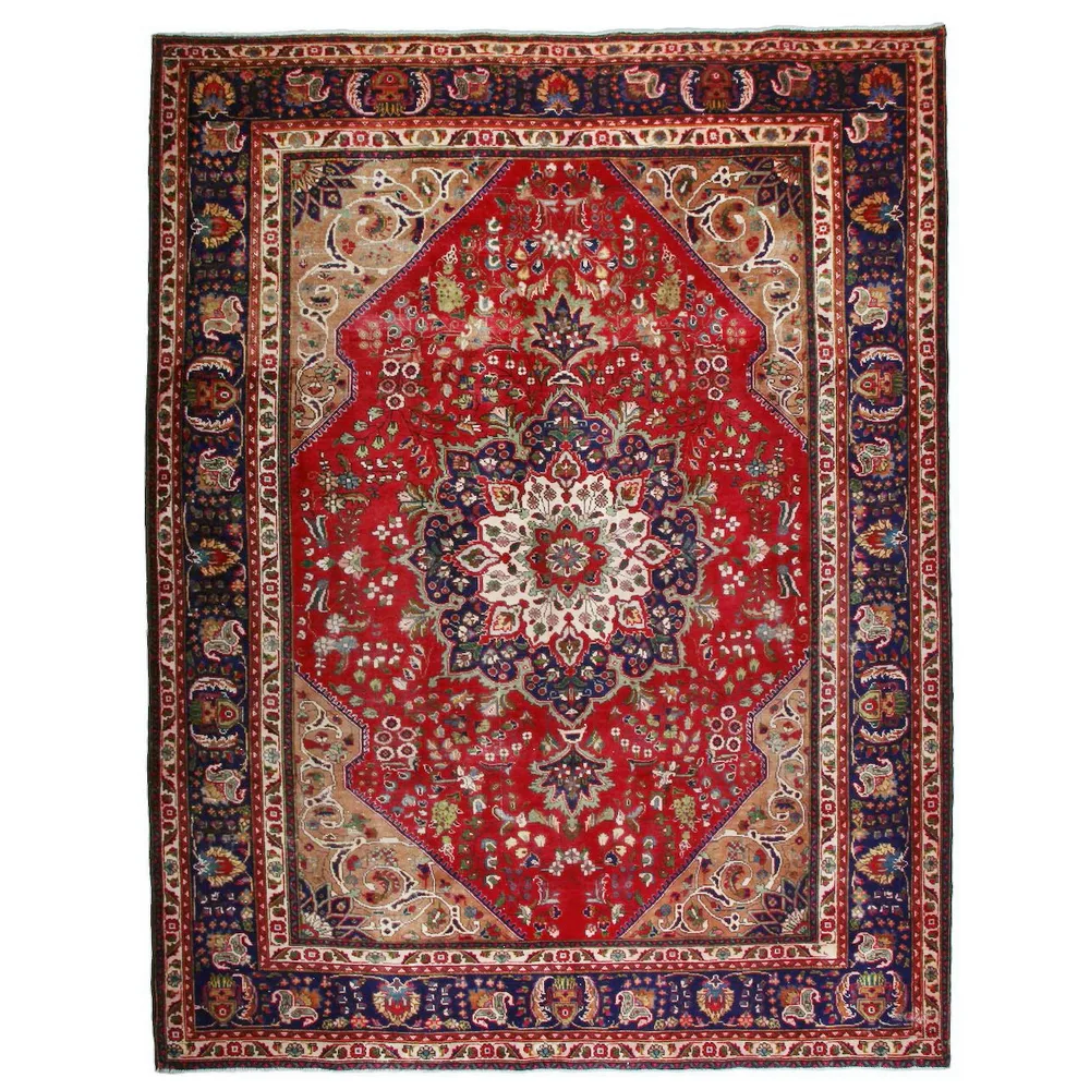 Persisk Matta Arkiio Tabriz Vintage Original 250x336