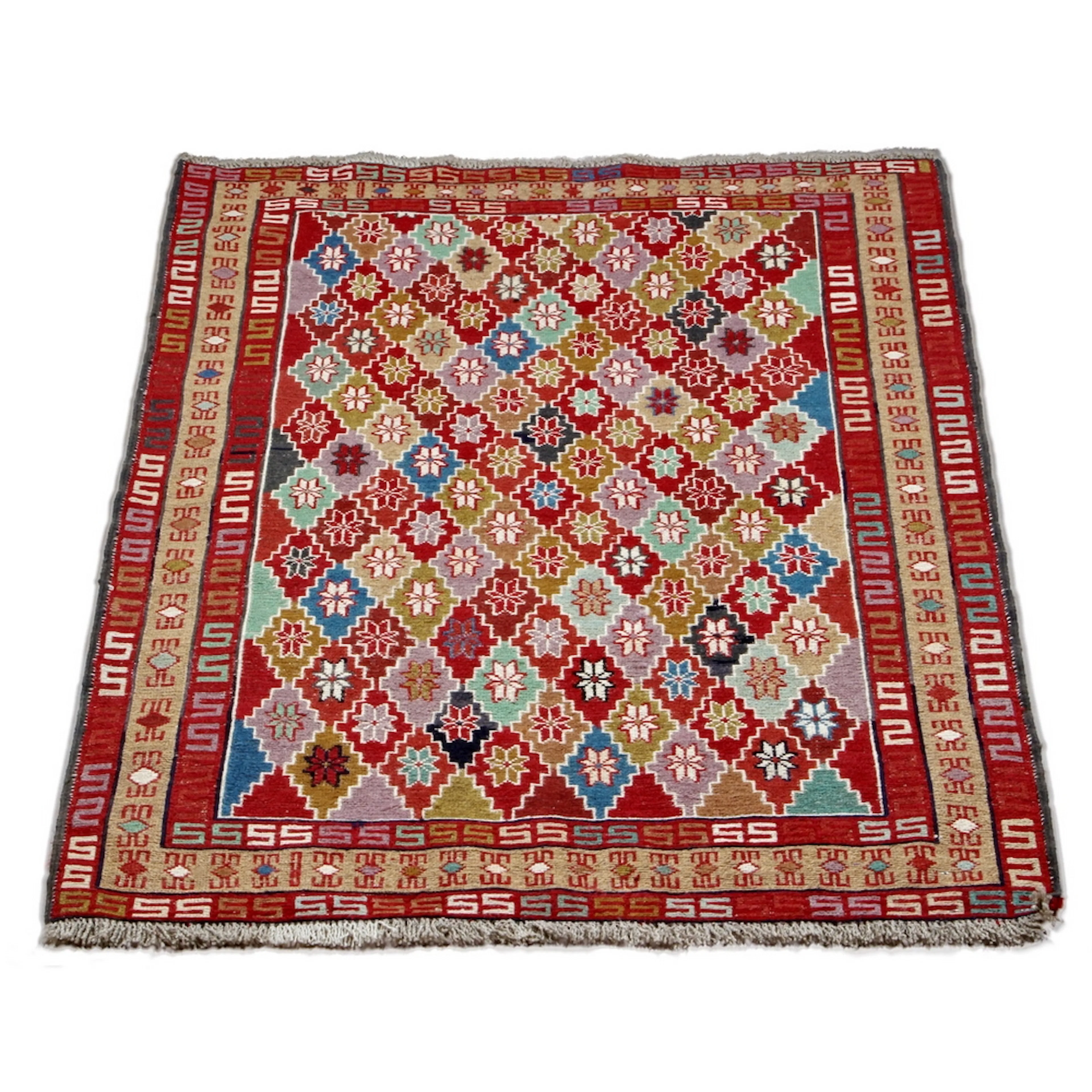 Persisk Matta Arkiio Varni Ardebil Kelim Flerfärgad 106x142