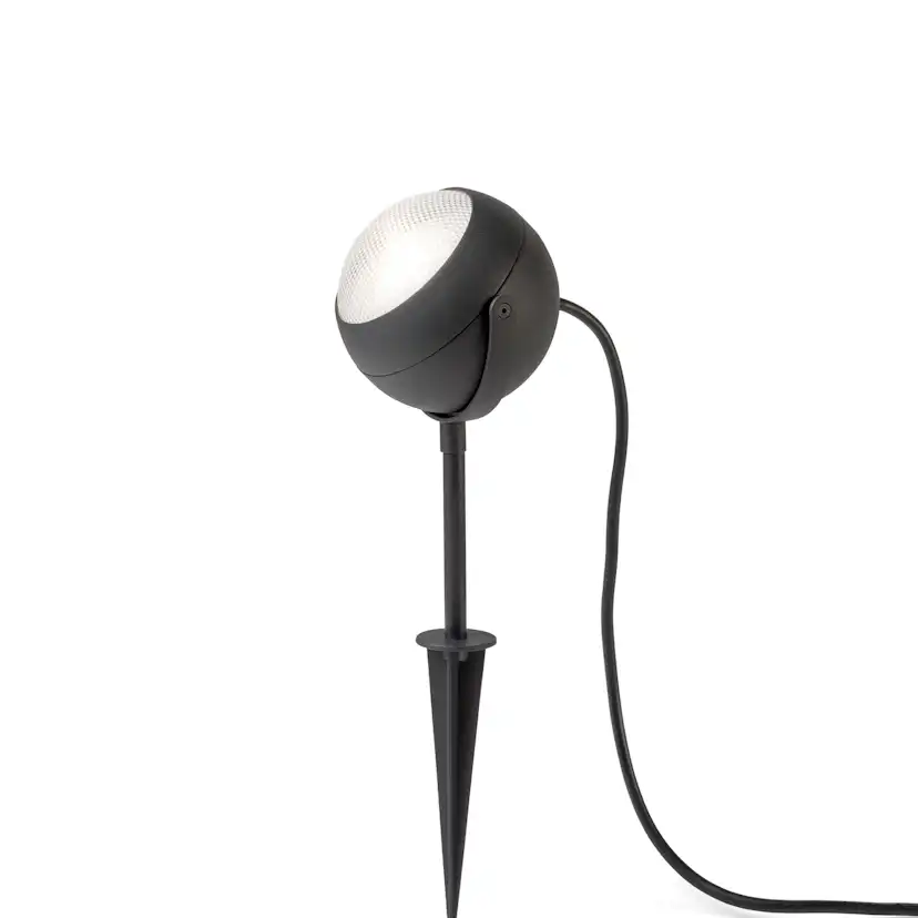 Trädgårdsspot Gnosjö Konstsmide Lecce 230V 4W High Power LED Svart