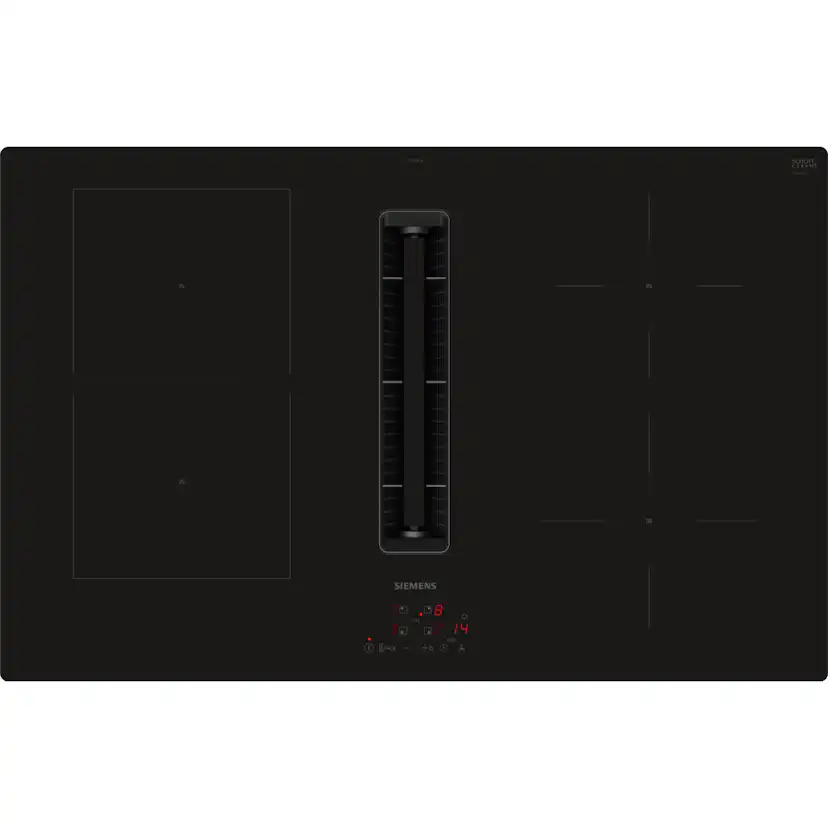 Induktionshäll Siemens iQ300 ED811BS16E med Inbyggd Fläkt Svart