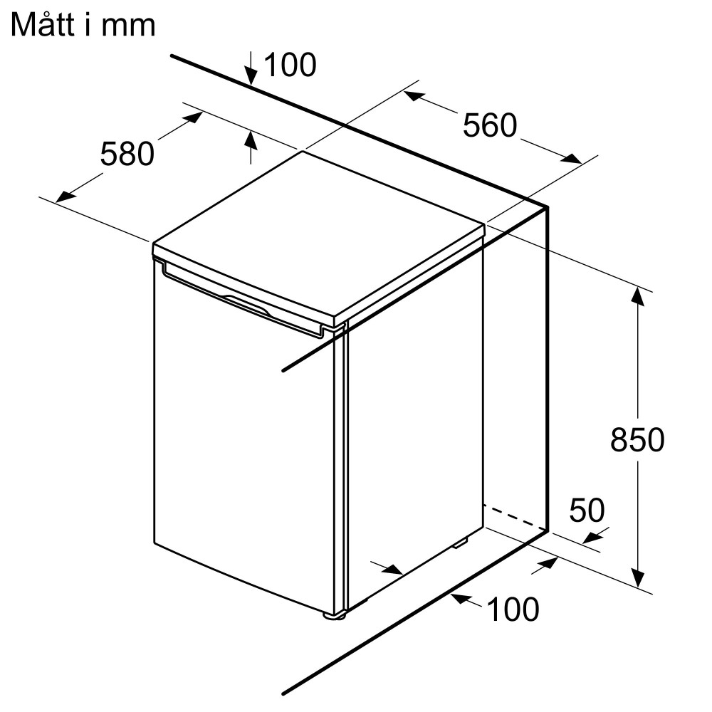 Bordskyl Bosch KTR15NWEB Serie 2