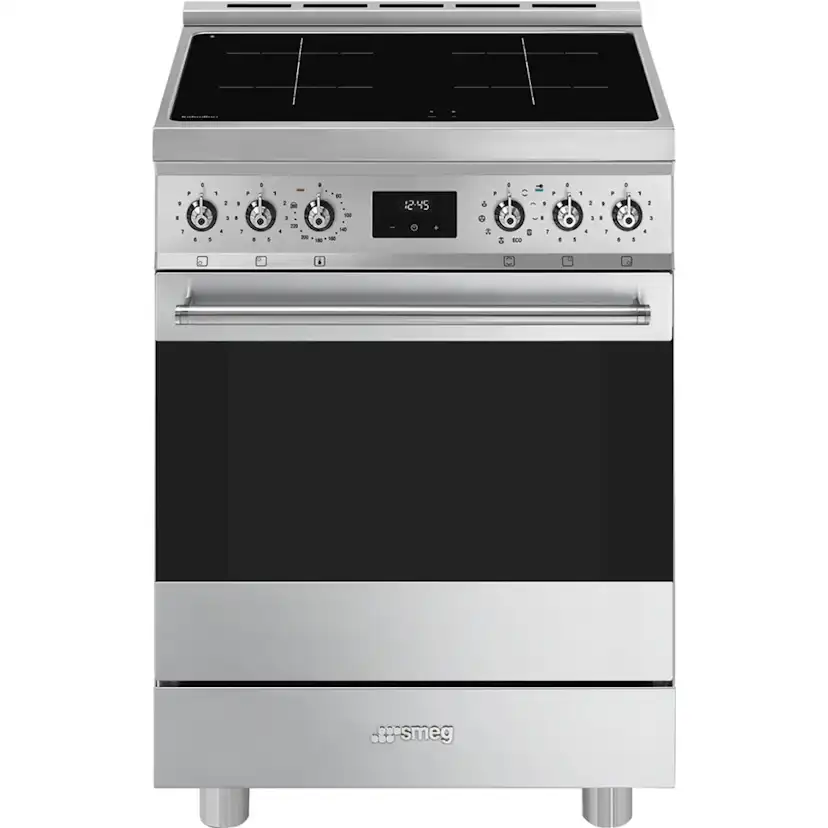 Induktionsspis Smeg C6IPXM2 Rostfri med Pyrolytisk Rengöring och Timerfunktion
