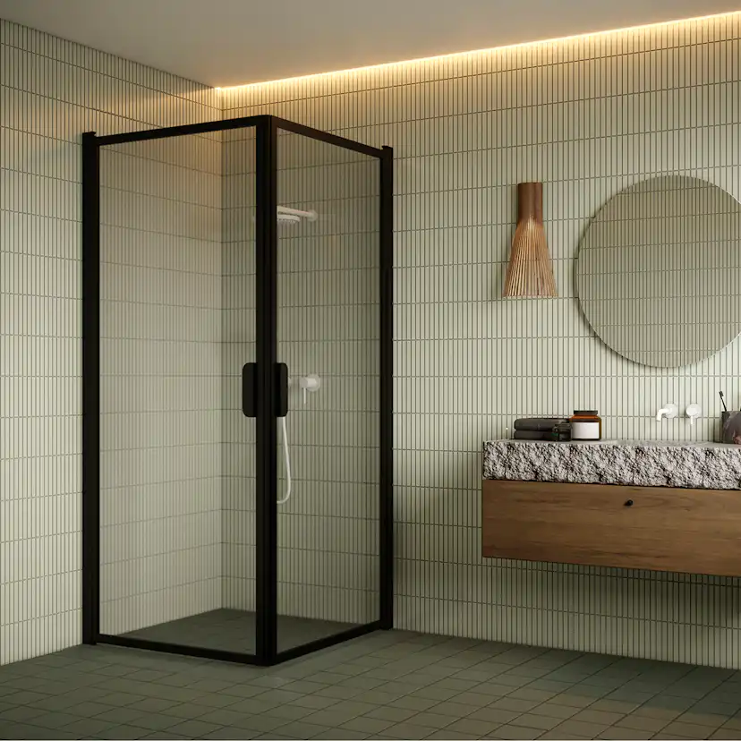 Duschhörn Hietakari Bläk 757 New York Vändbara Dörrar