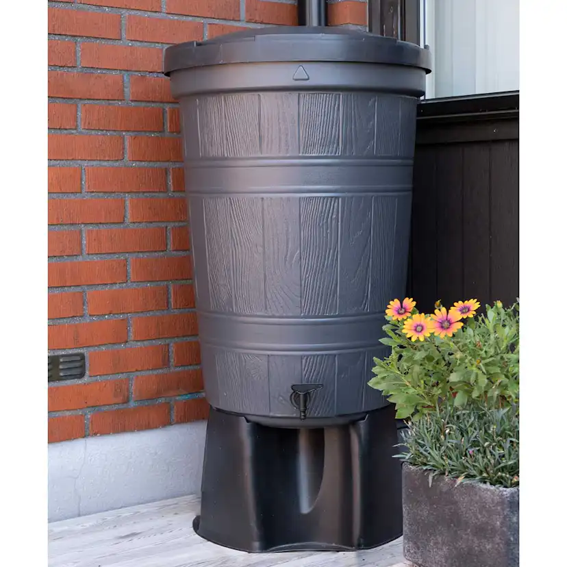 Bevattningspaket Greenline Automatbevattningssystem & Regntunna 200L