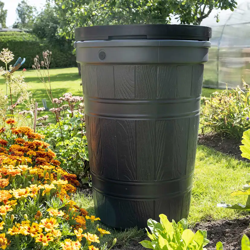 Bevattningspaket Greenline Automatbevattningssystem & Regntunna 200L