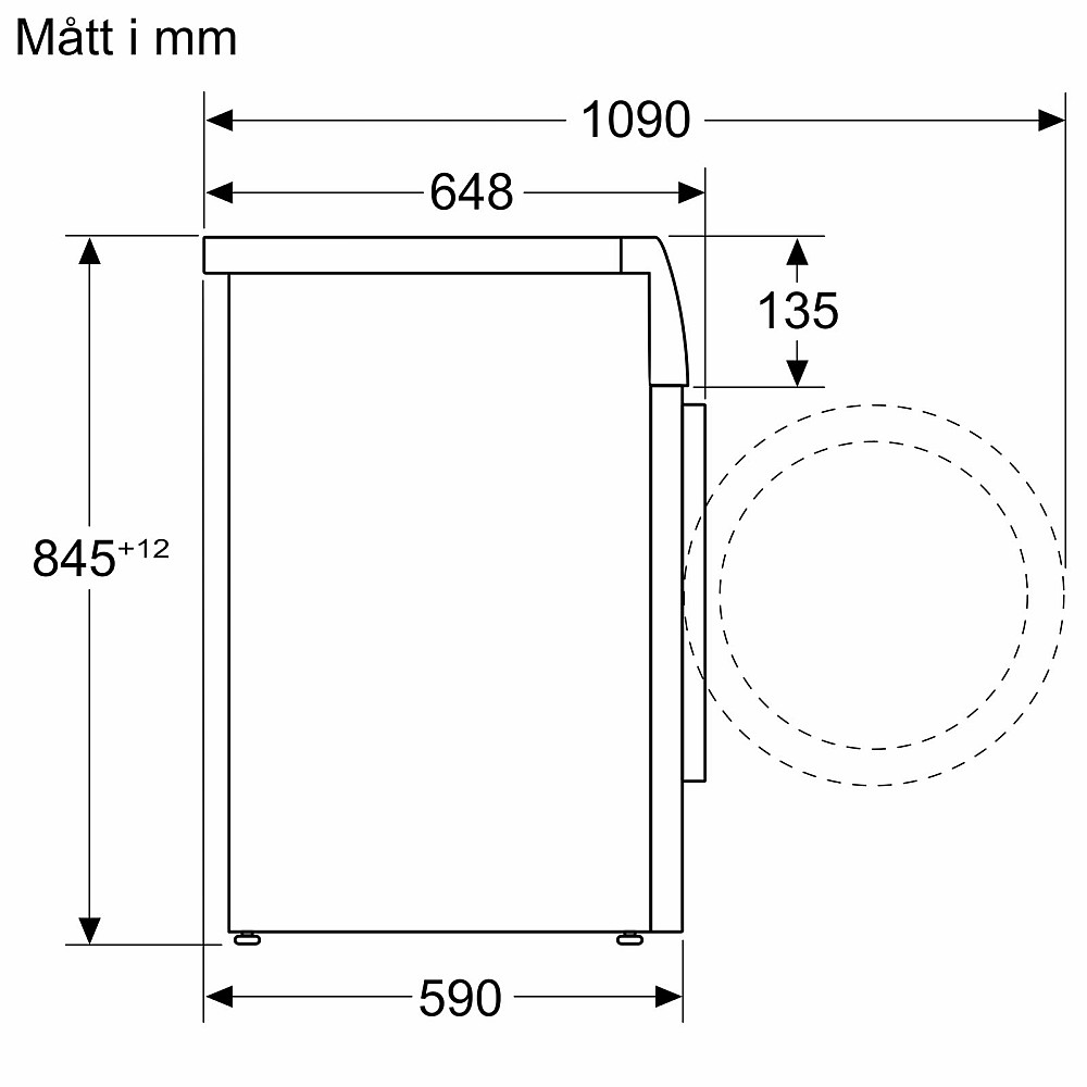 Tvättmaskin Bosch WGB244A0SN Serie 8