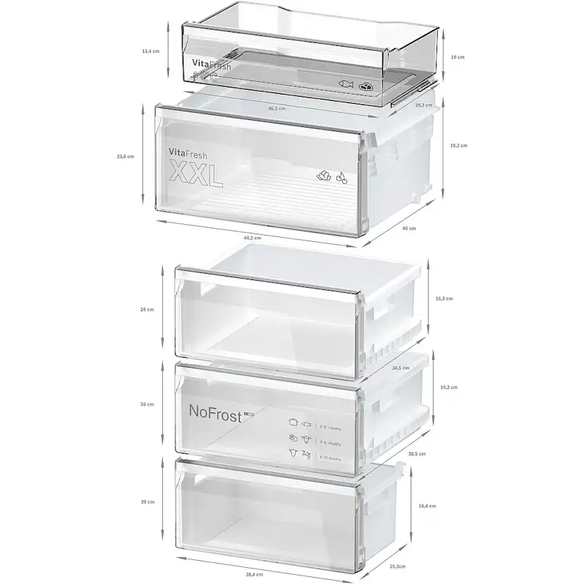 Kyl/Frys Bosch KGN36VXCT Serie 4