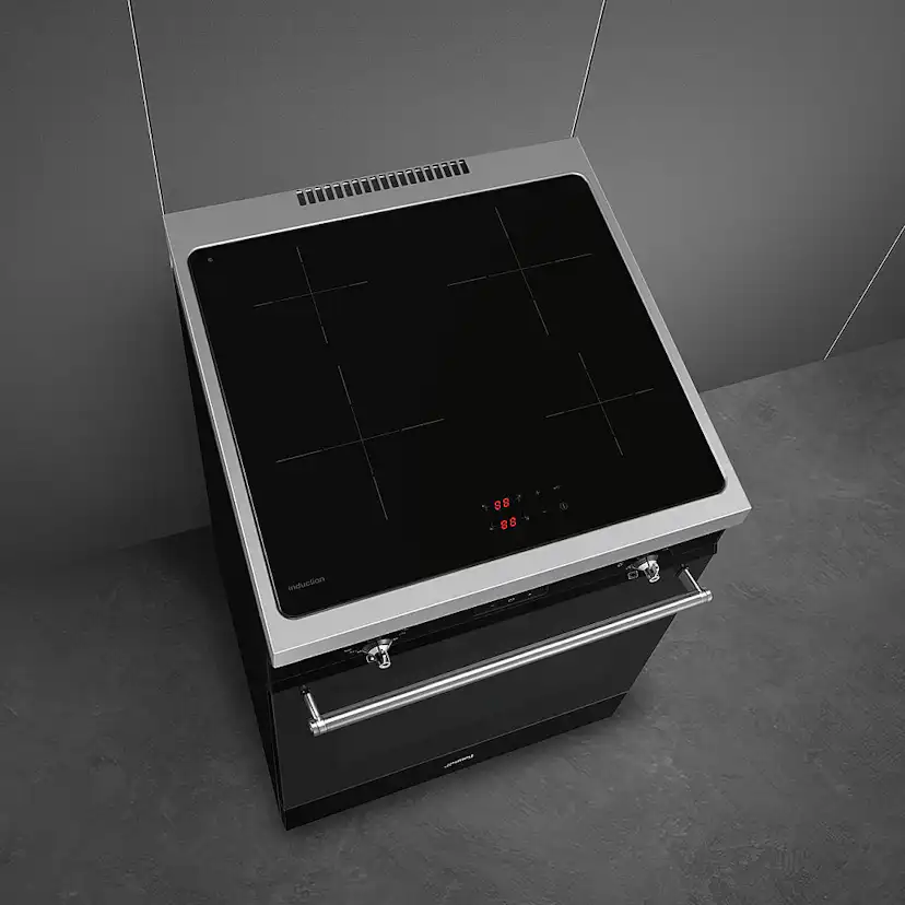 Induktionsspis Smeg C6IMMBT2 Svart Spis med Induktionshäll